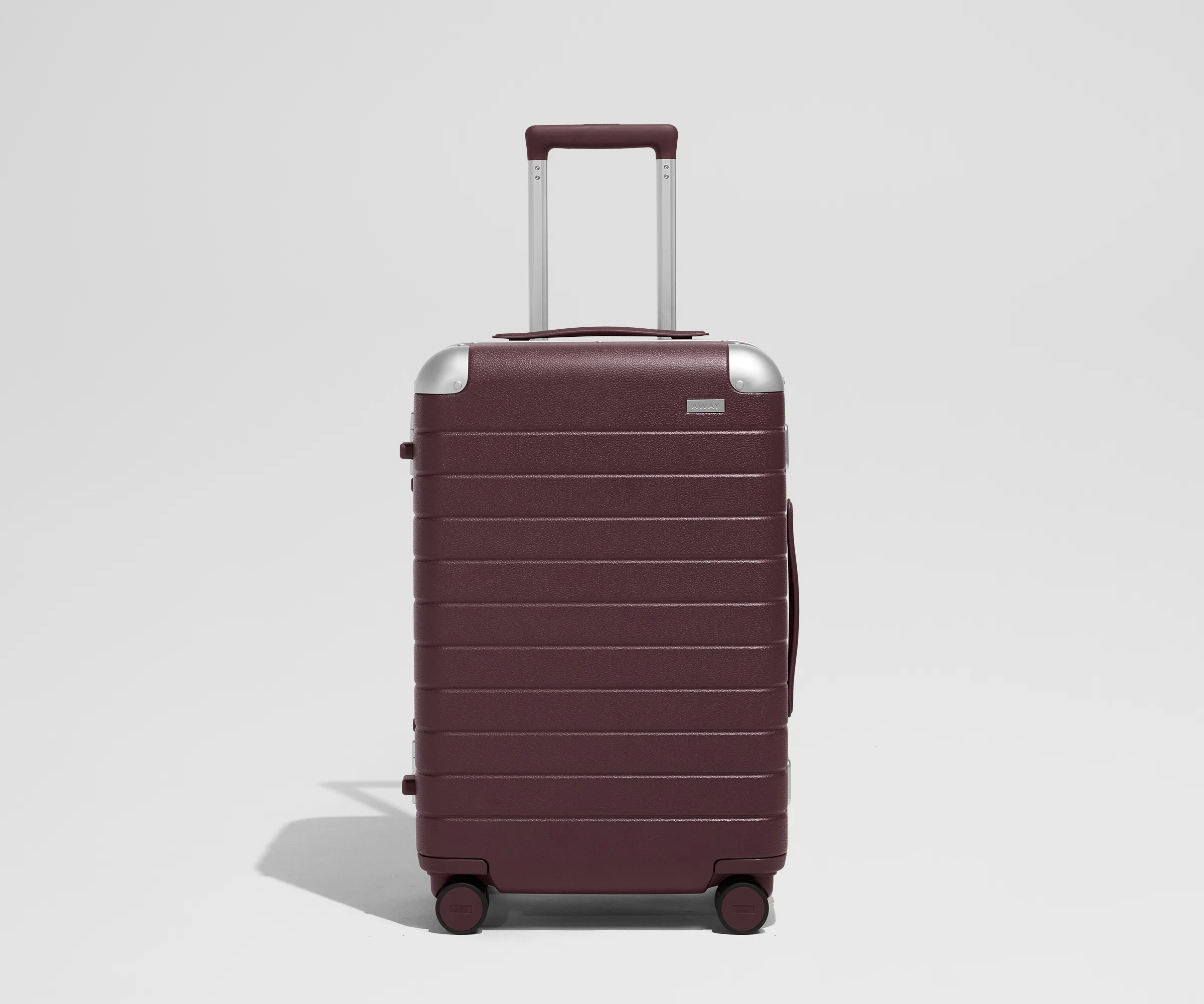 The Aluminum Edge Bigger Carry-On in Oxblood Red - Image 2