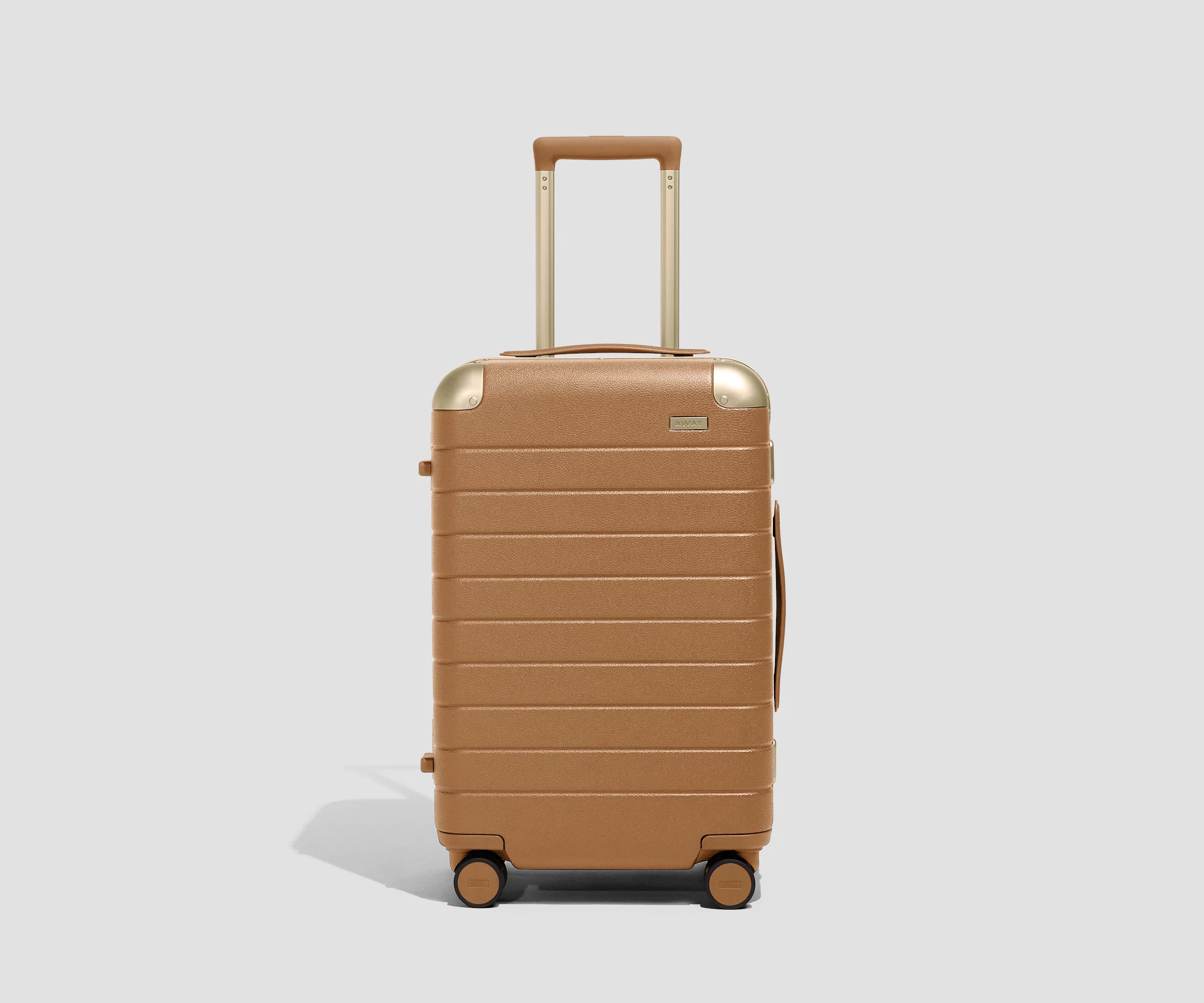 The Aluminum Edge Carry-On in Cognac Brown - Image 2