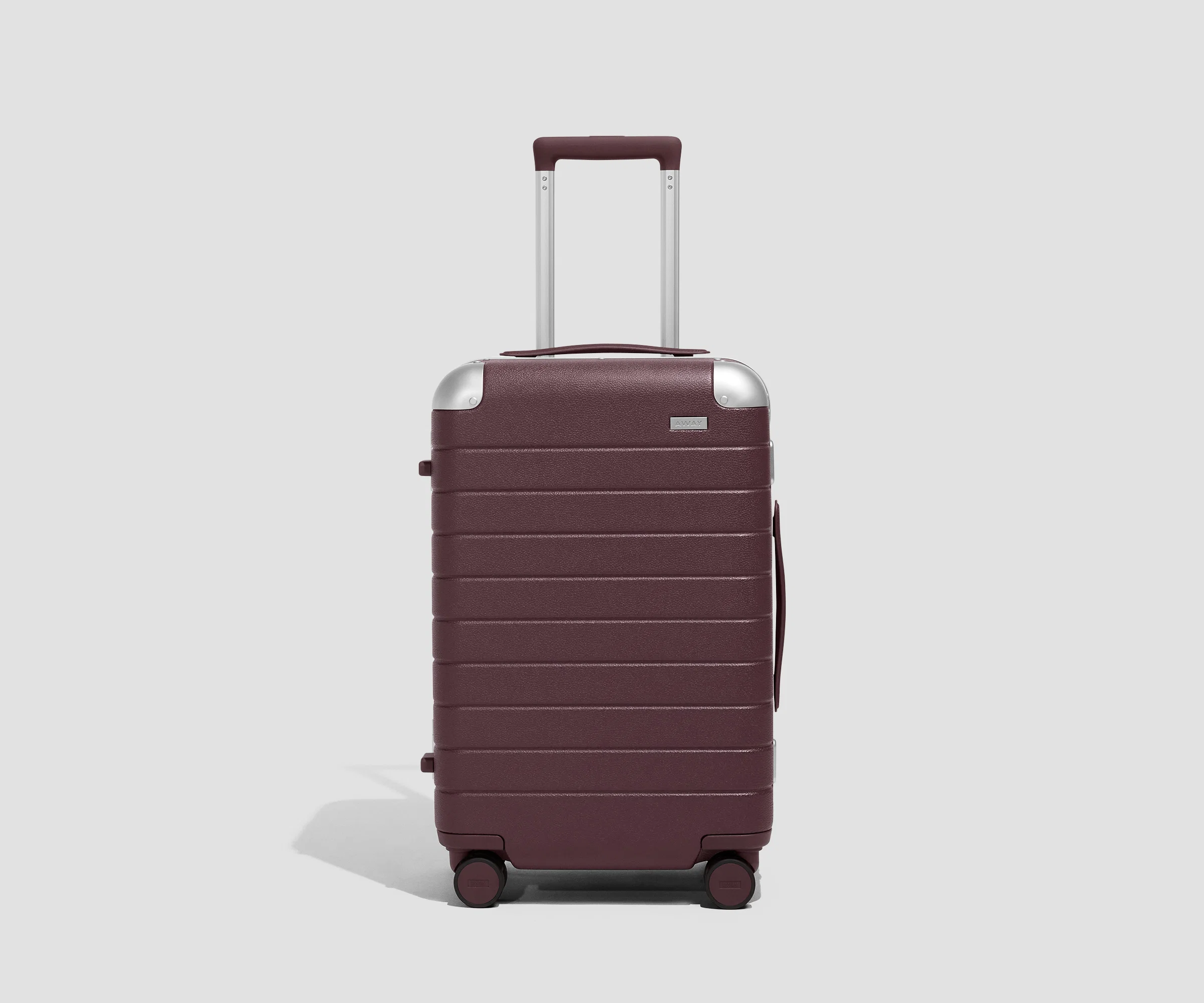 The Aluminum Edge Carry-On in Oxblood Red - Image 2