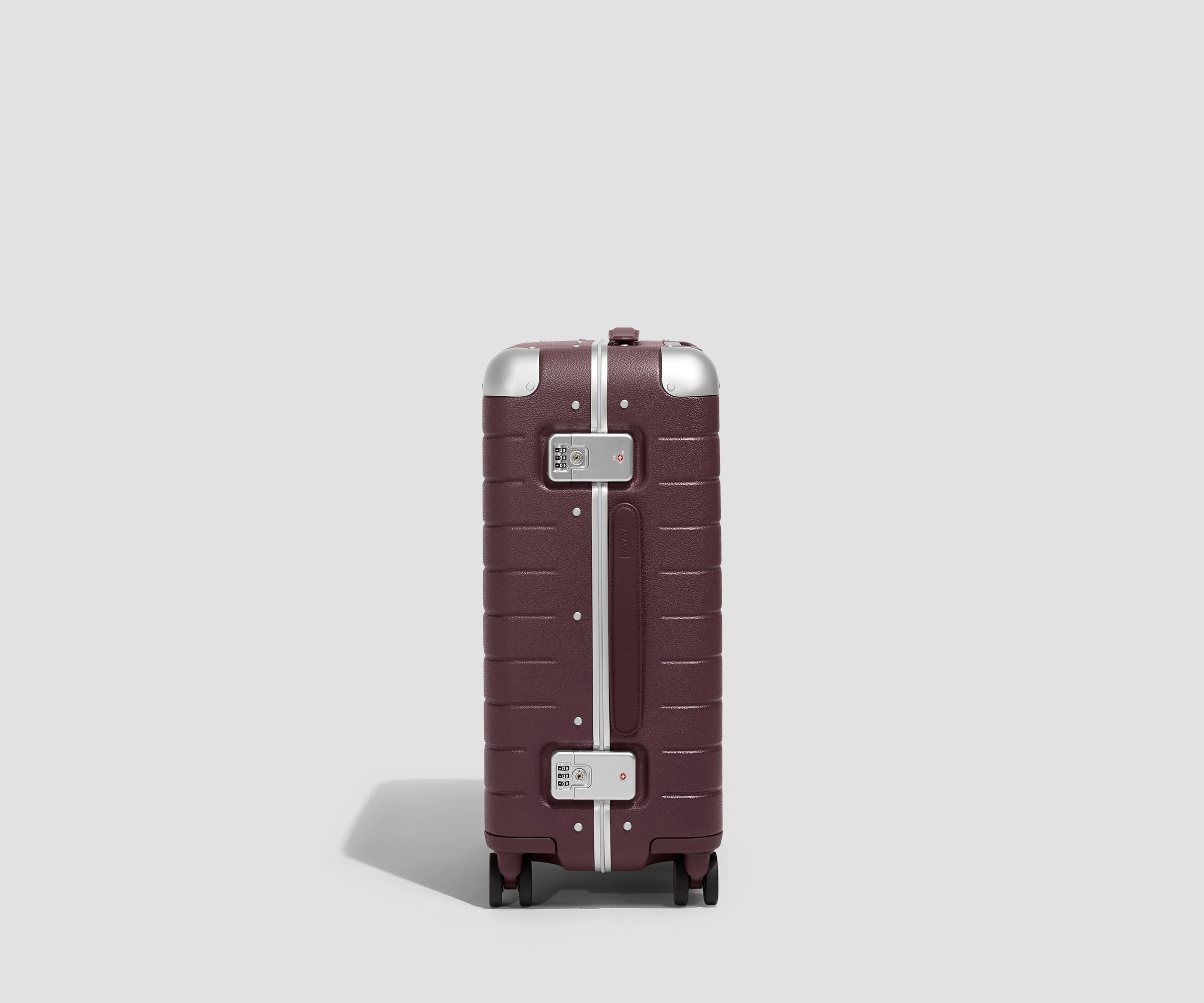 The Aluminum Edge Carry-On in Oxblood Red - Image 3