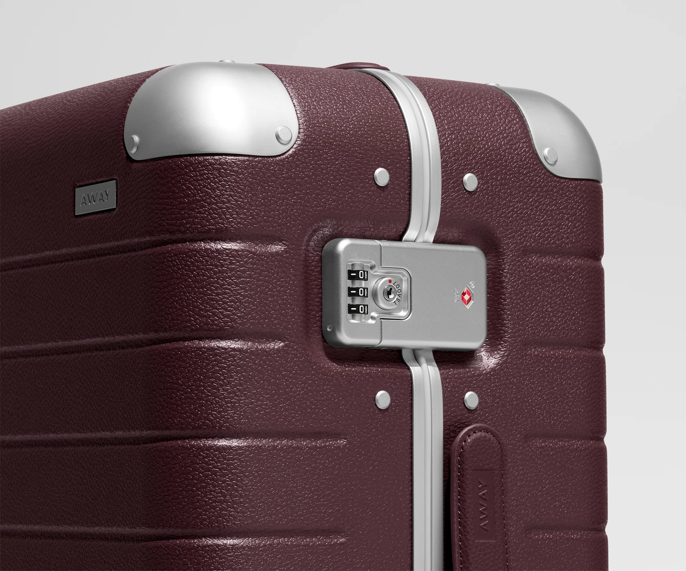 The Aluminum Edge Medium in Oxblood Red - Image 4