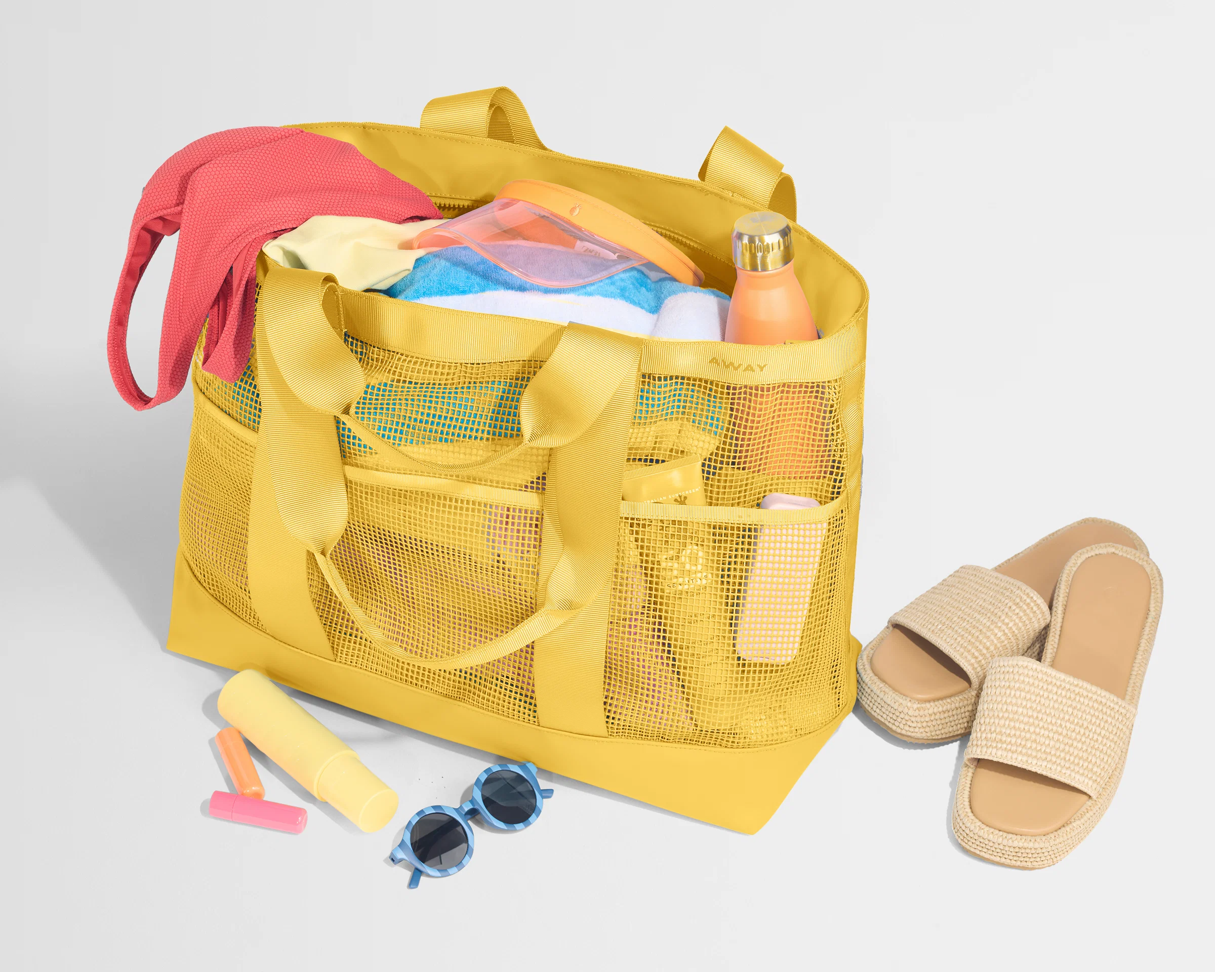 Beach Tote in Golden Hour Yellow - Image 7