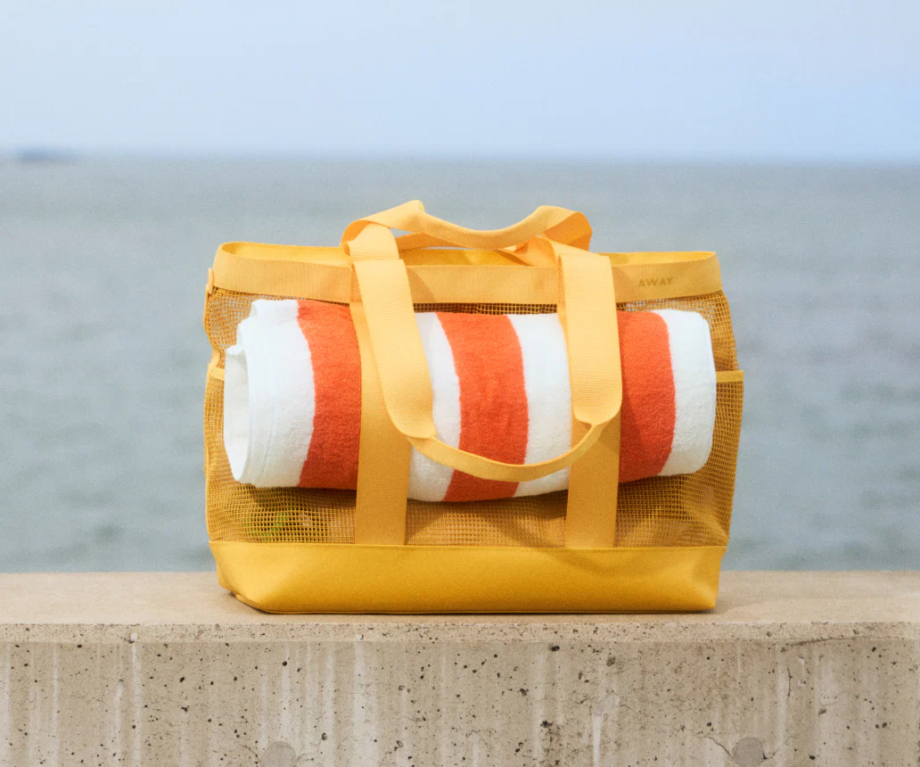 Beach Tote in Golden Hour Yellow - Image 8