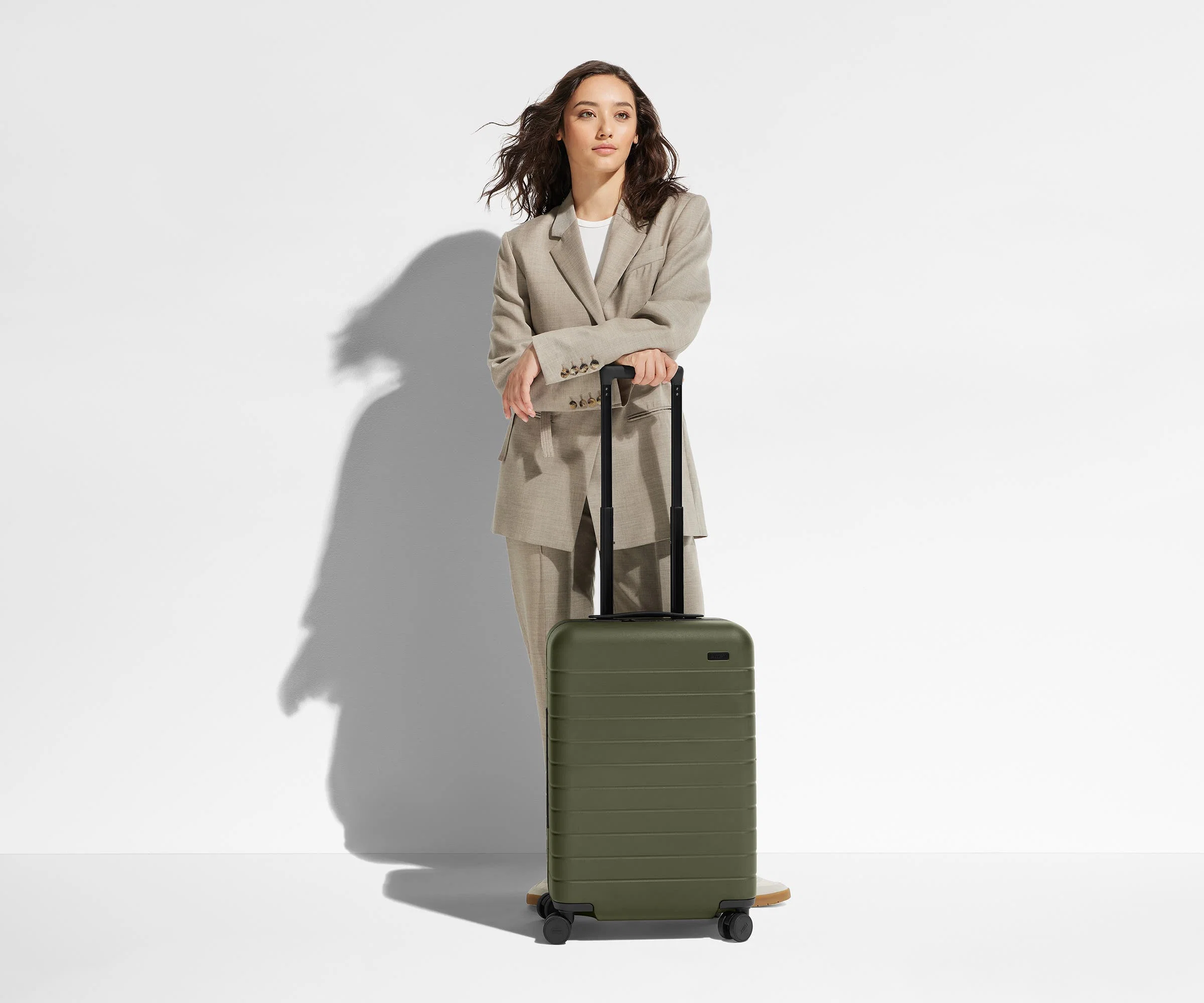 The Bigger Carry-On in Clay Pink - Image 3