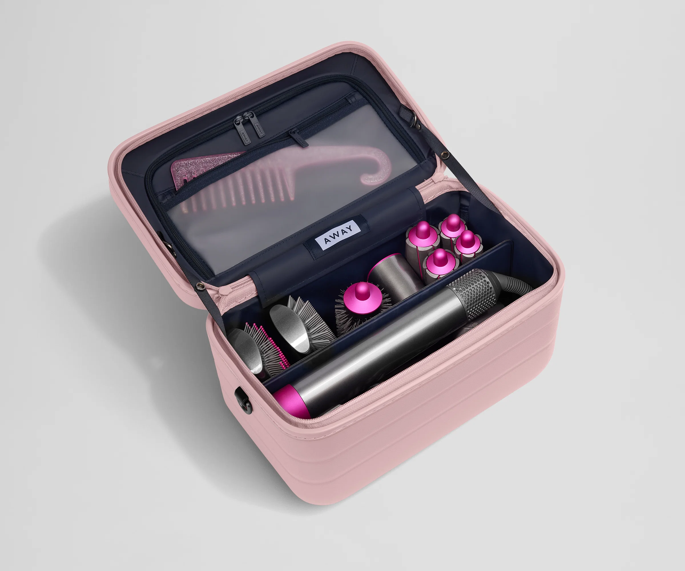 The Train Case in Blush Pink - Image 4
