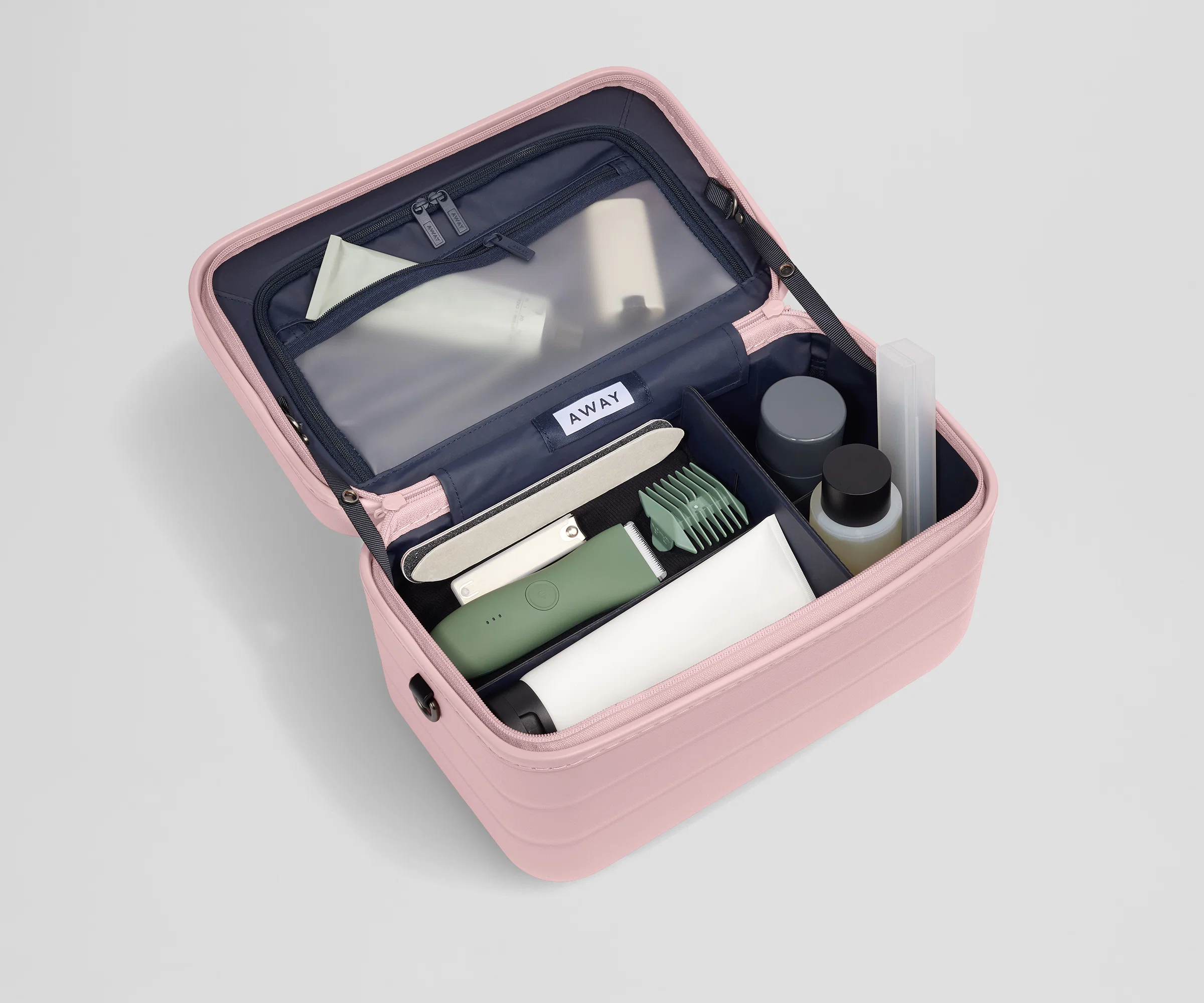 The Train Case in Blush Pink - Image 6
