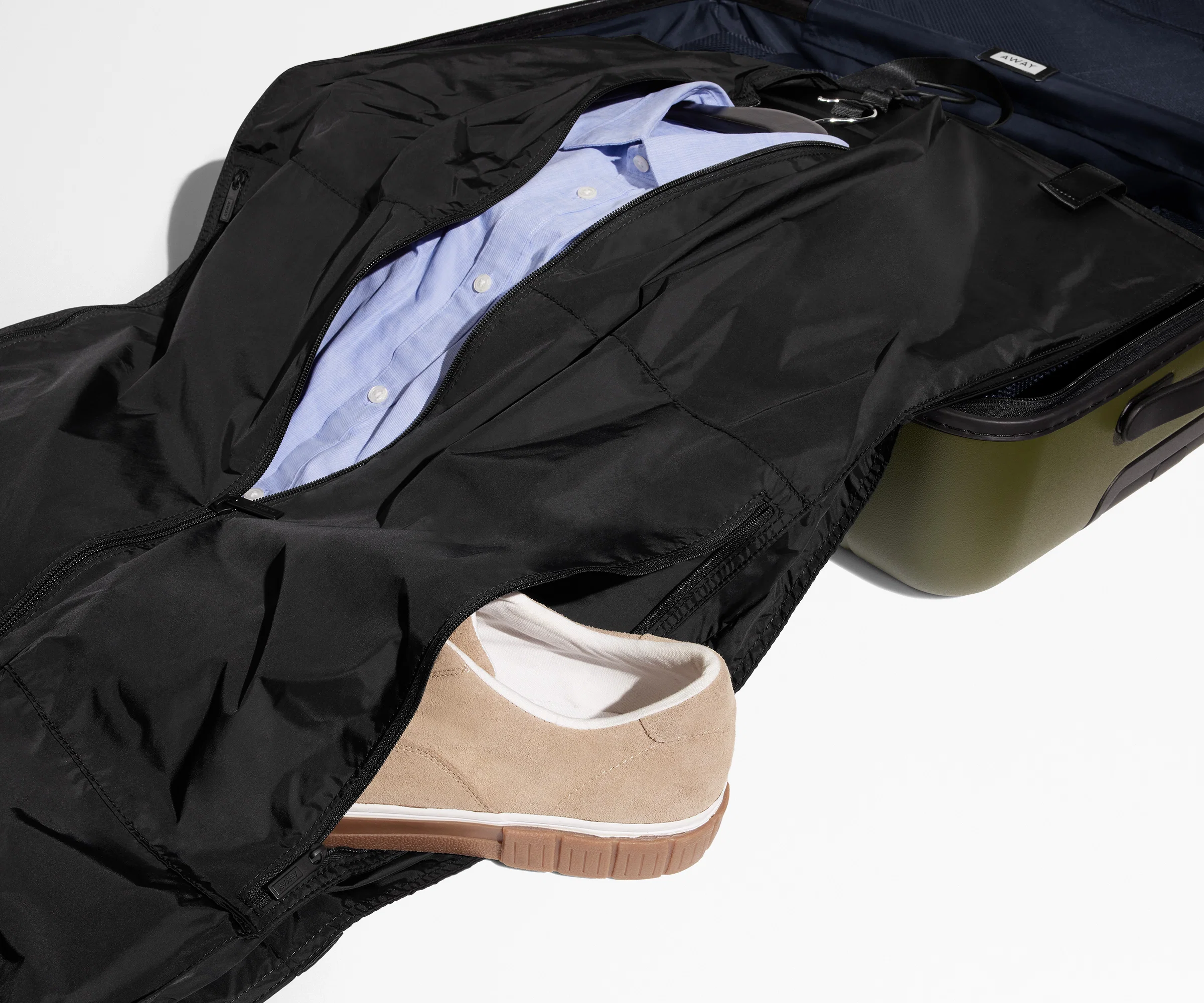 The Centerfold Garment Sleeve in Jet Black - Image 6
