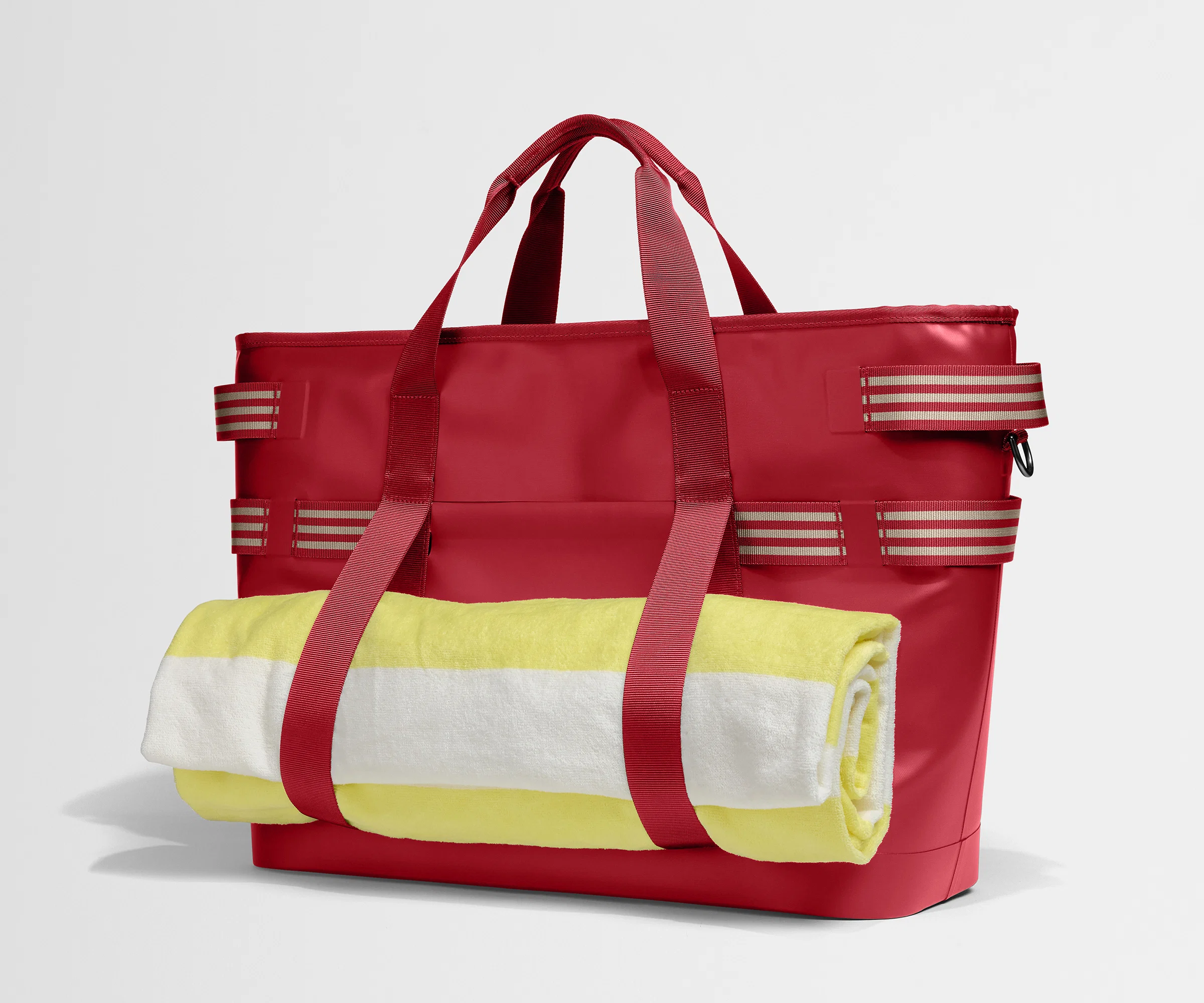 Cooler Tote in Cherry Red - Image 7