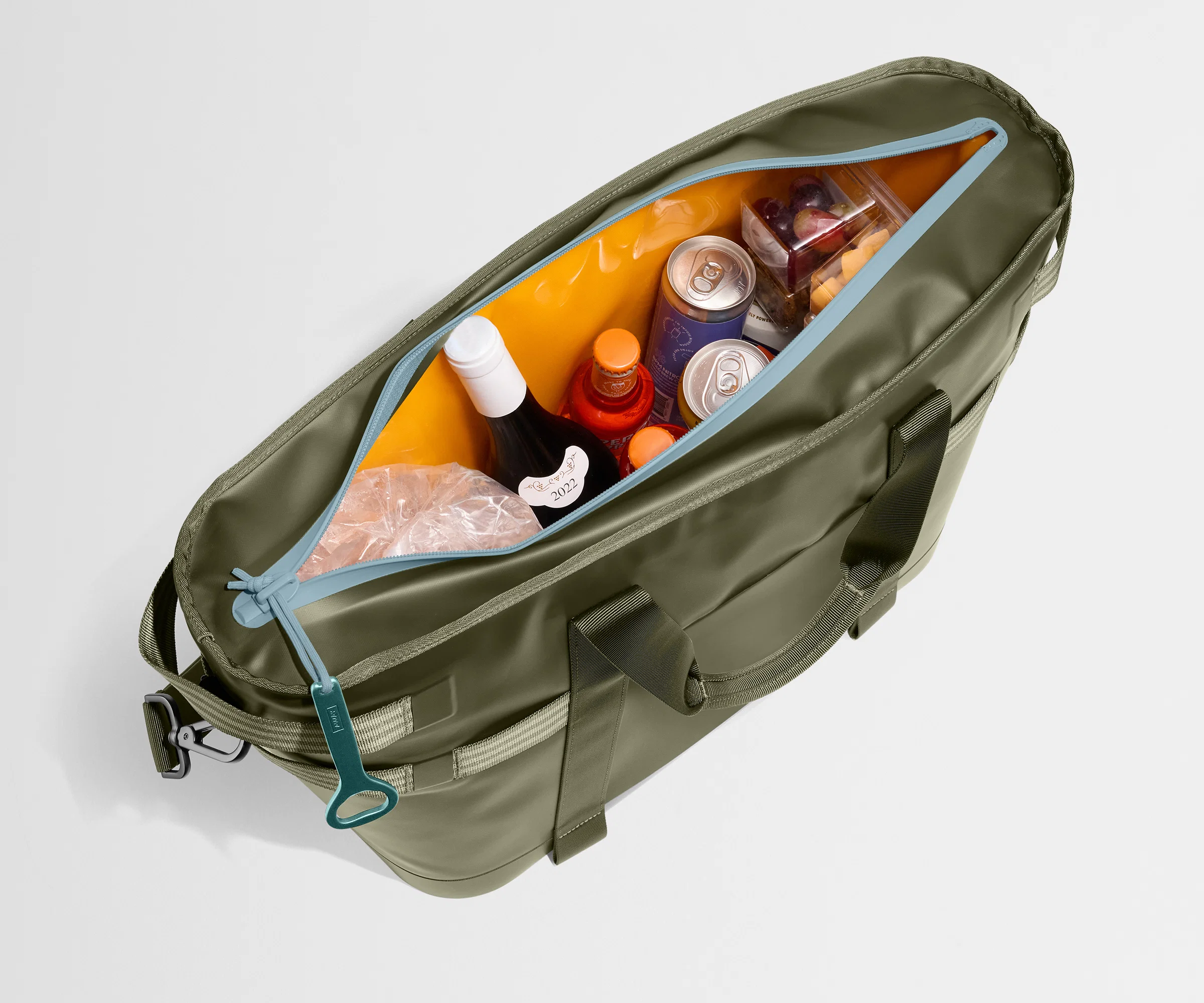 Cooler Tote in Olive Green - Image 3