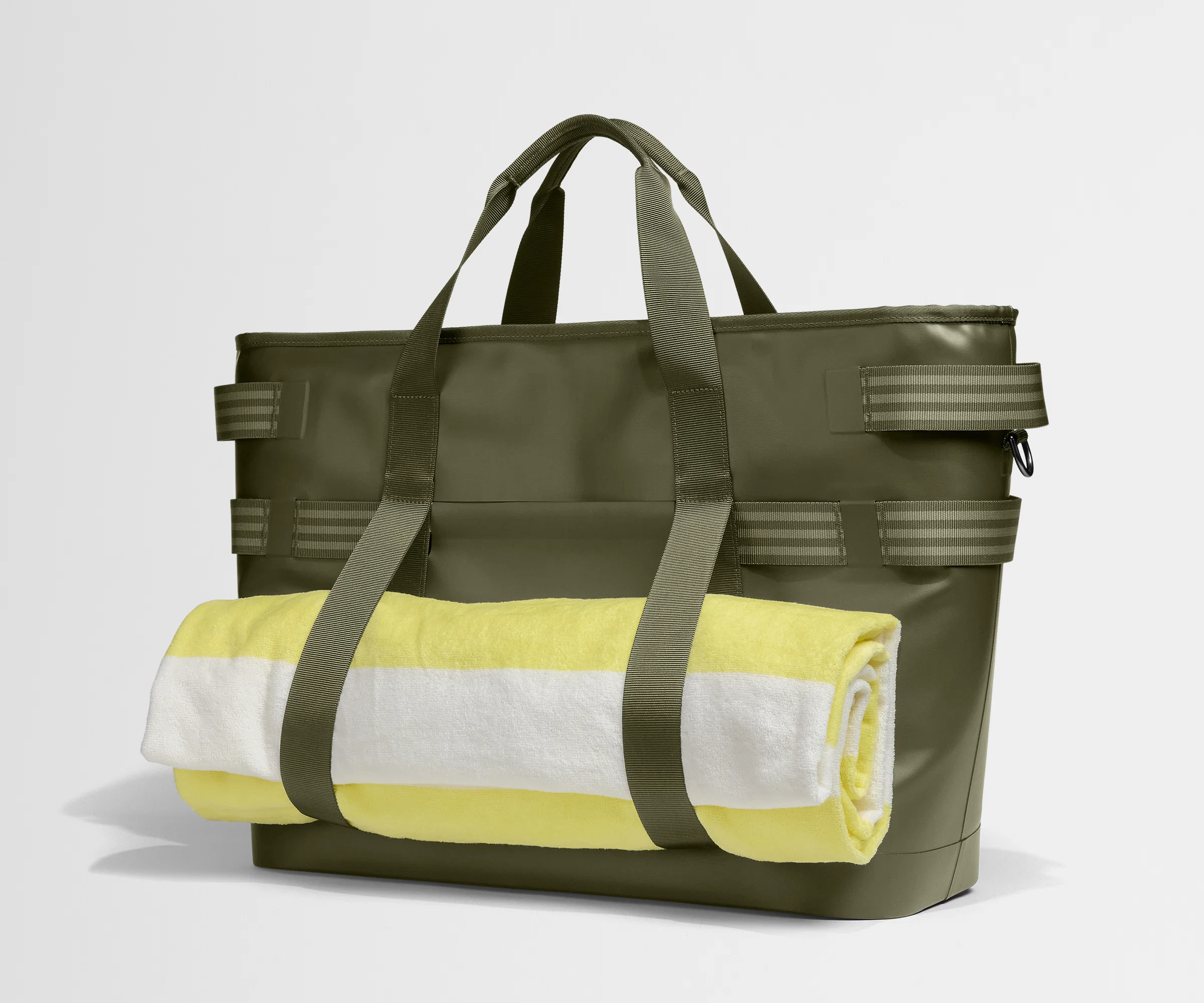 Cooler Tote in Olive Green - Image 7
