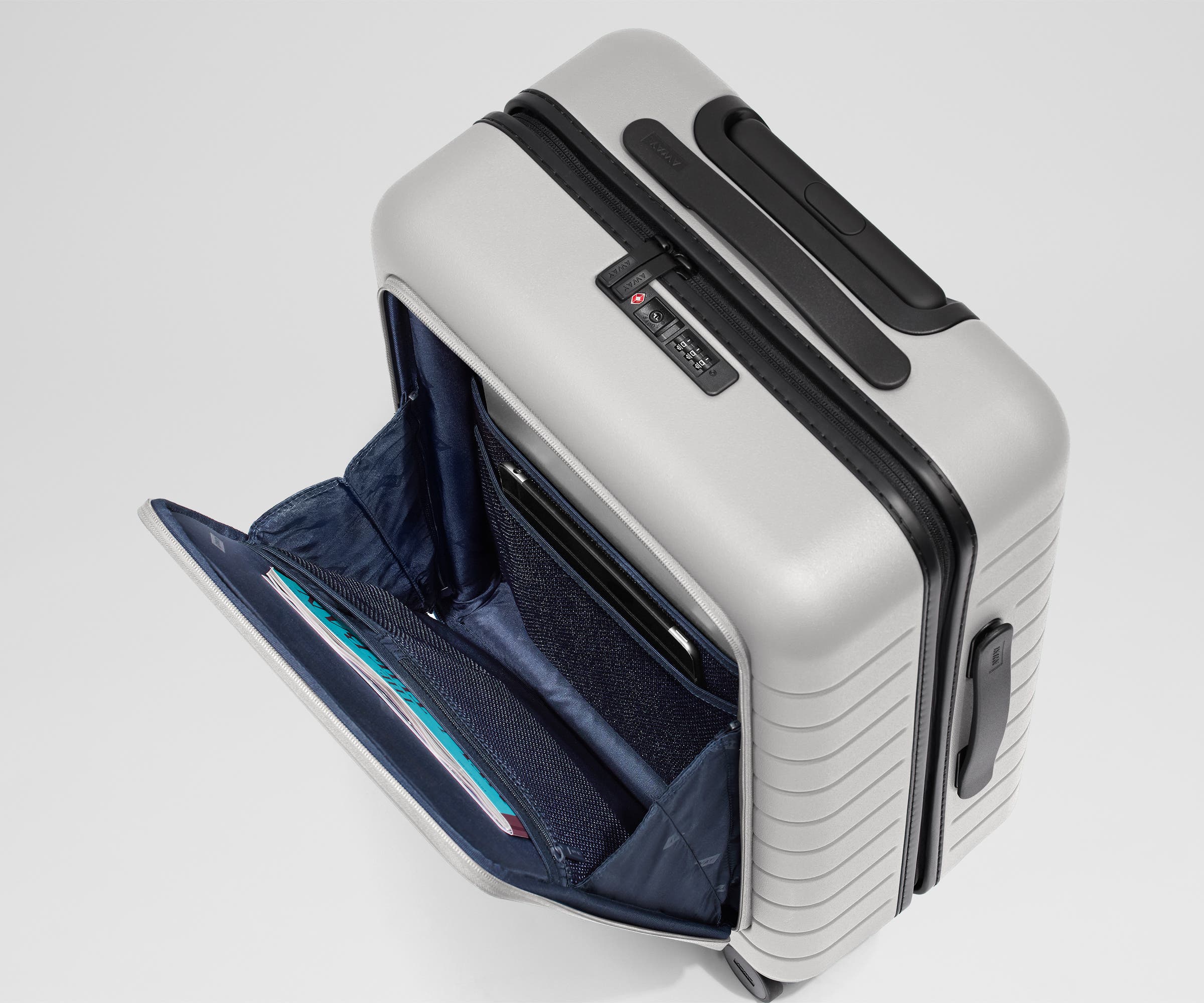 The Executive Bigger Carry-On in Cloud Gray - Image 7