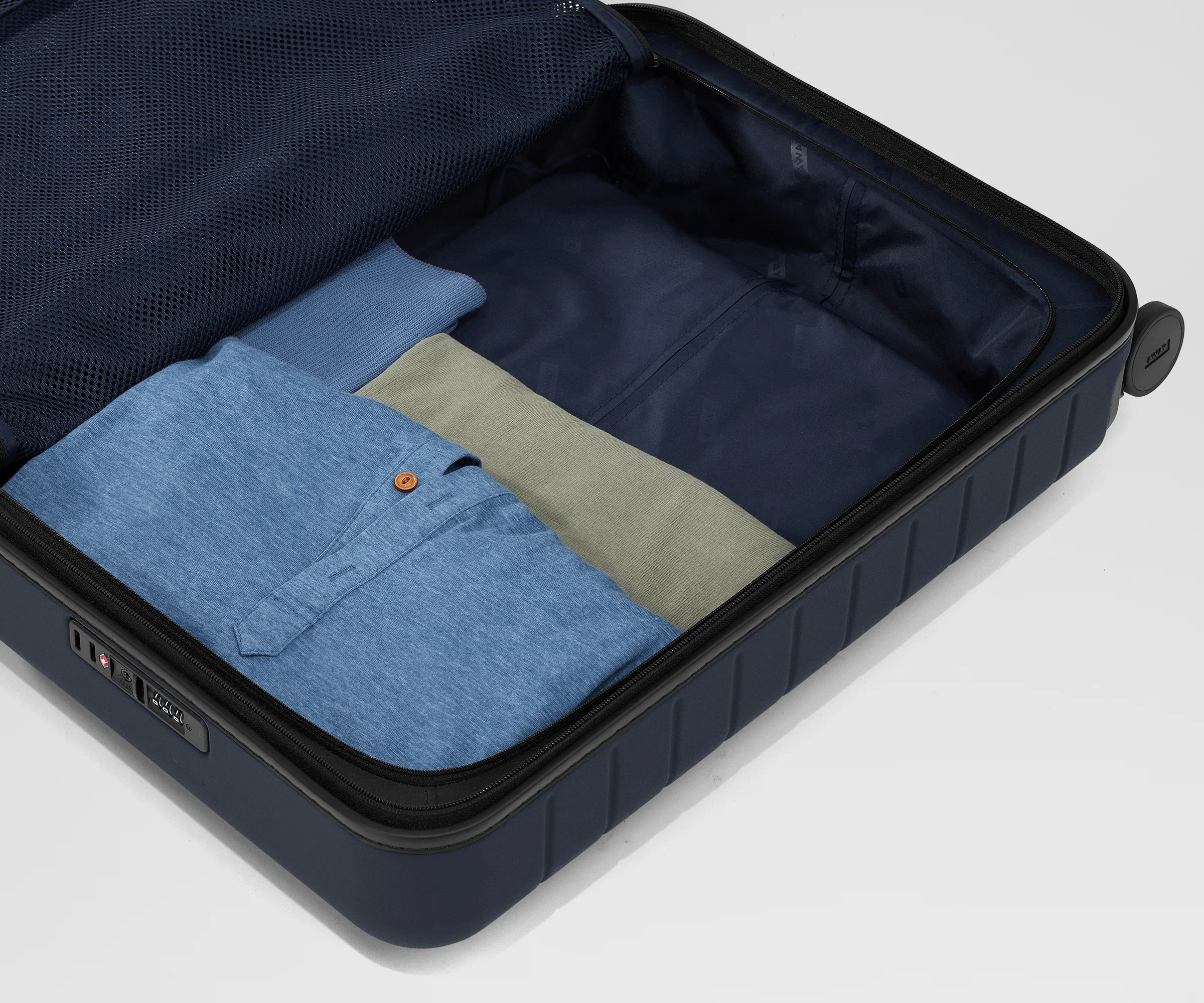 The Executive Carry-On in Navy Blue - Image 9
