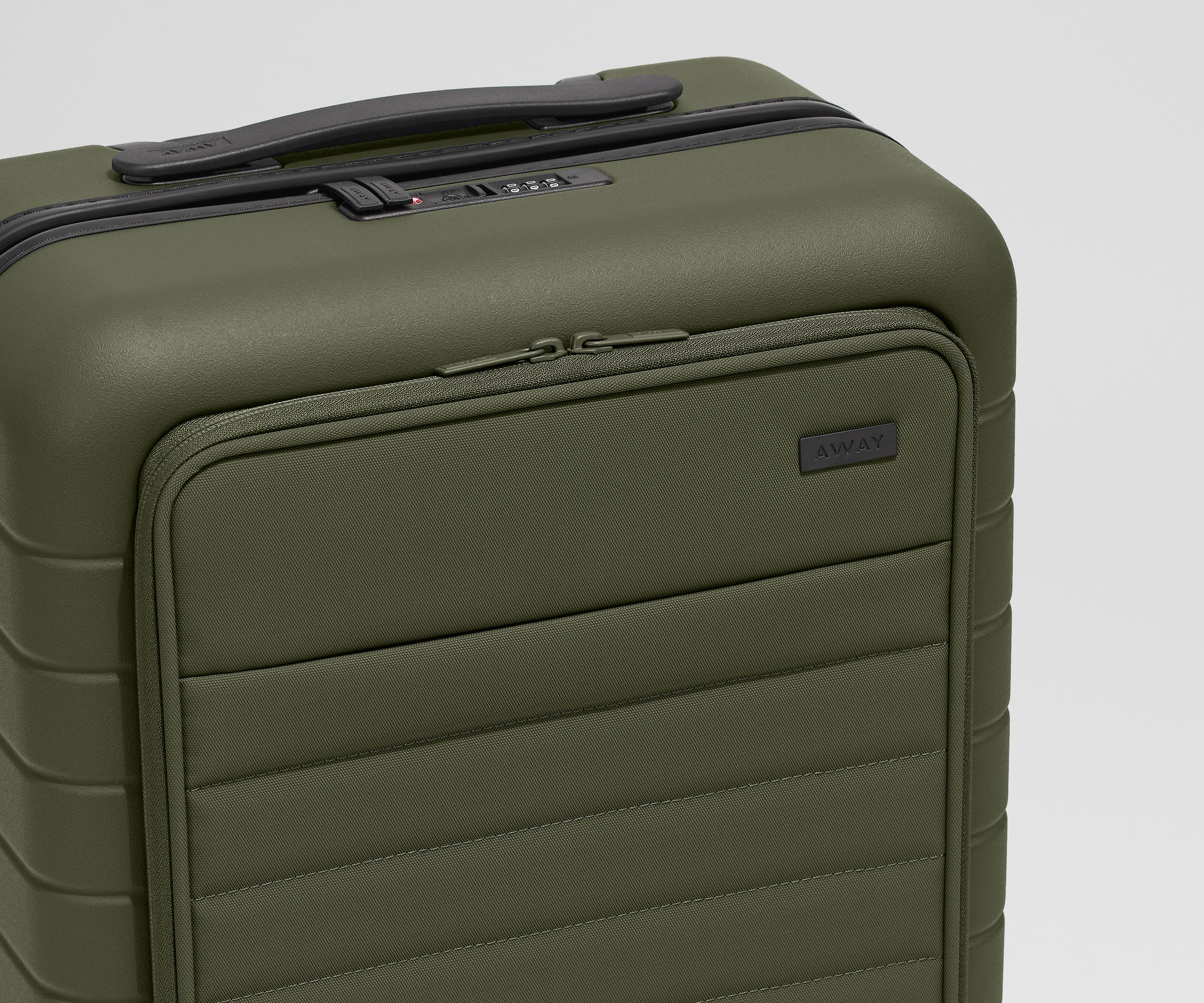The Executive Bigger Carry-On in Olive Green - Image 10