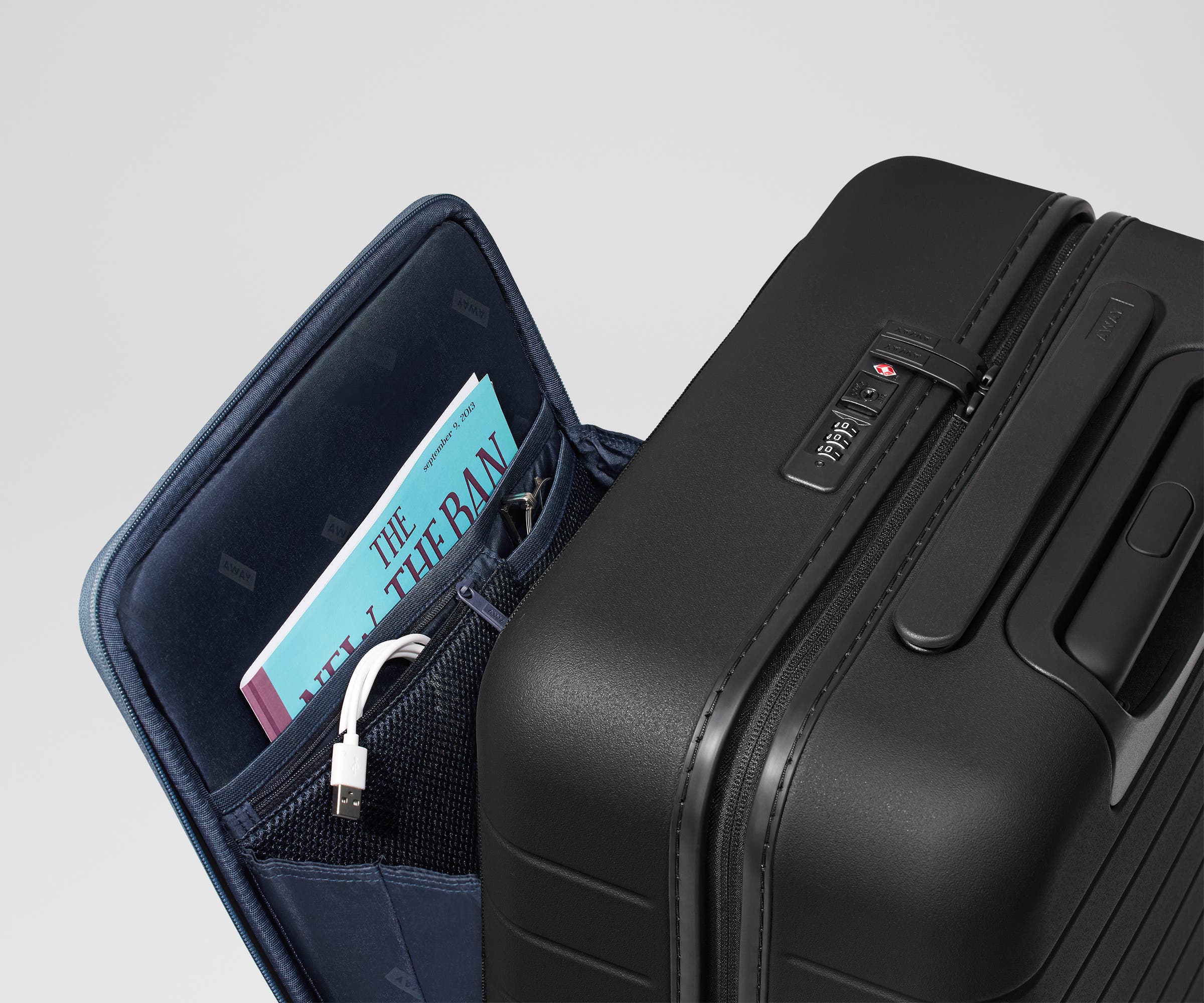 The Executive Carry-On in Jet Black - Image 6