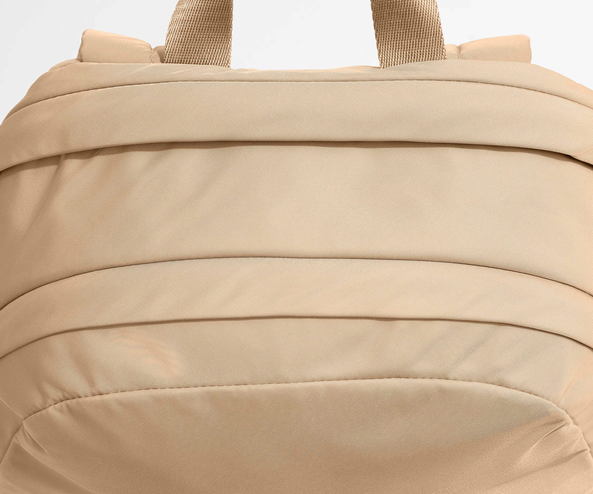 Large Featherlight Backpack in Camel Brown - Image 7