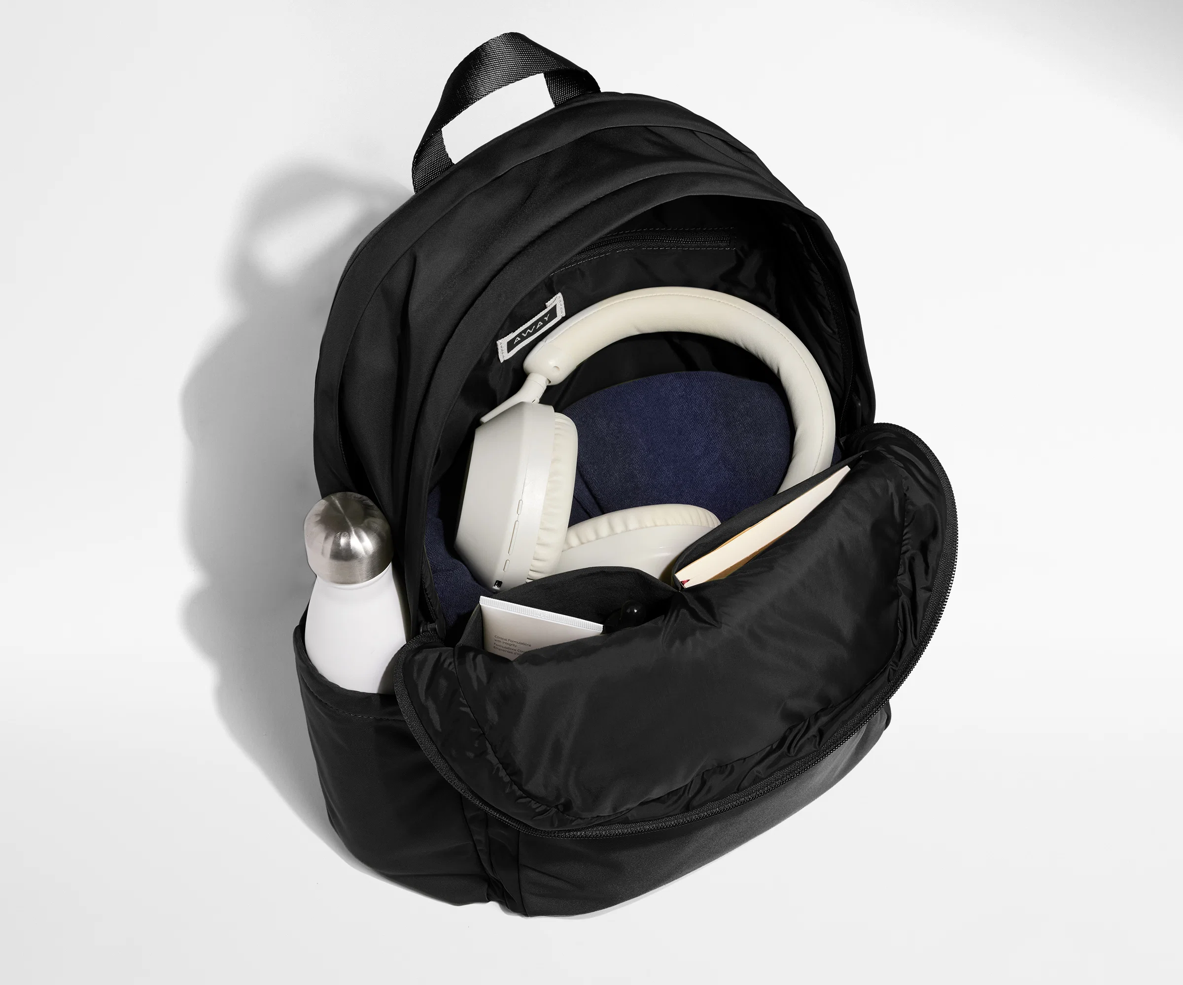 Large Featherlight Backpack in Jet Black - Image 5