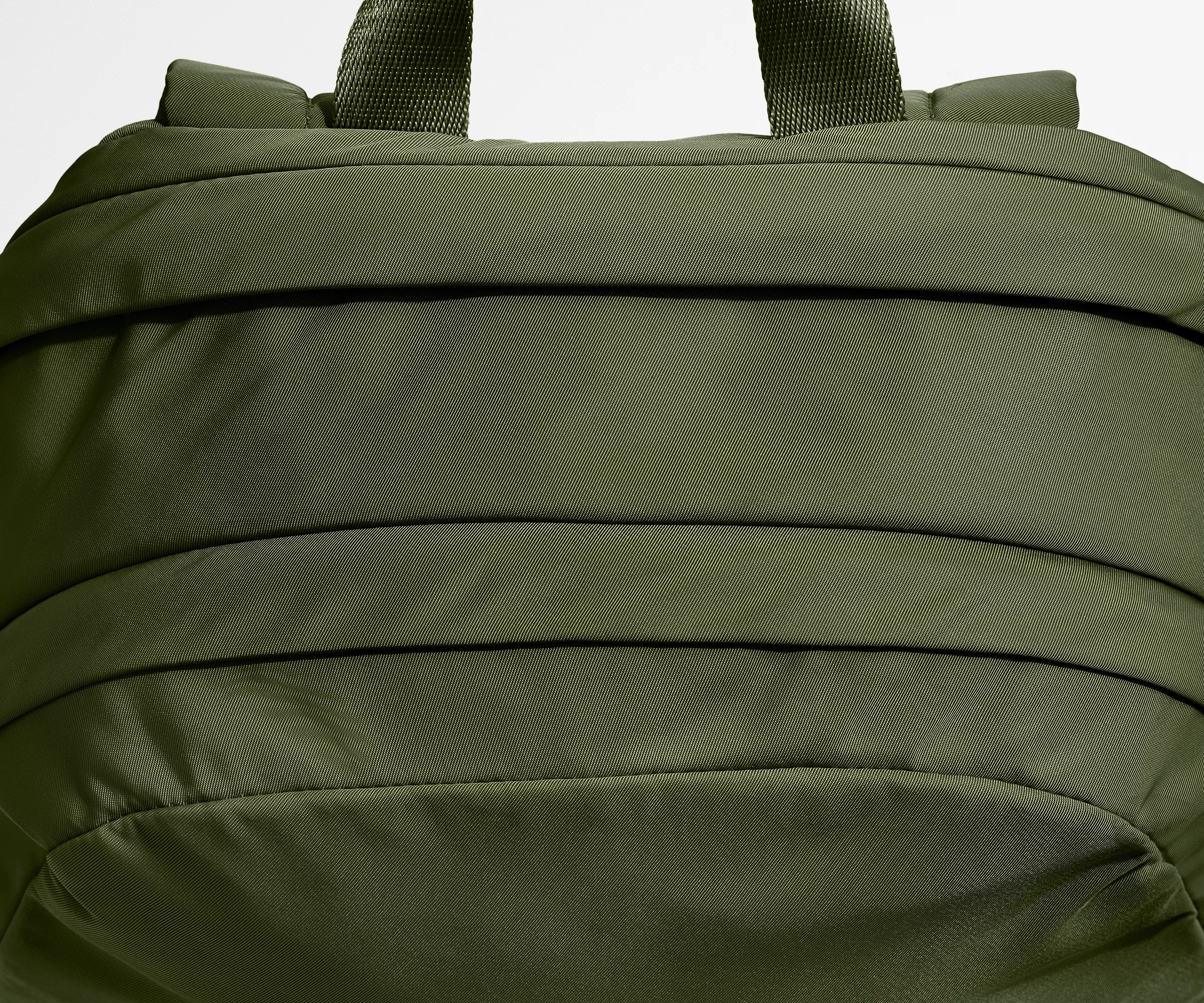 Large Featherlight Backpack in Olive Green - Image 6