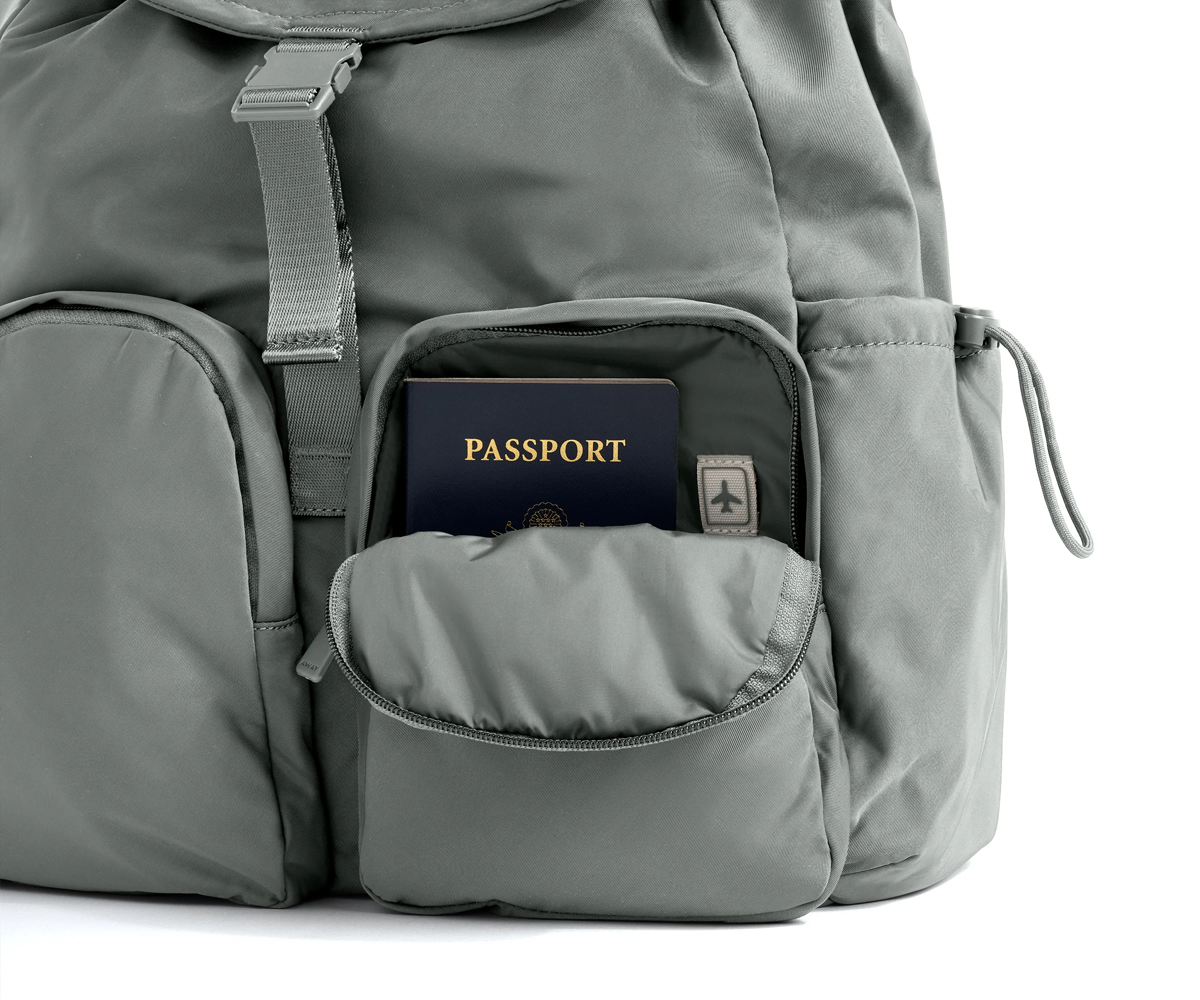 Featherlight Cargo Backpack in Nordic Gray - Image 6