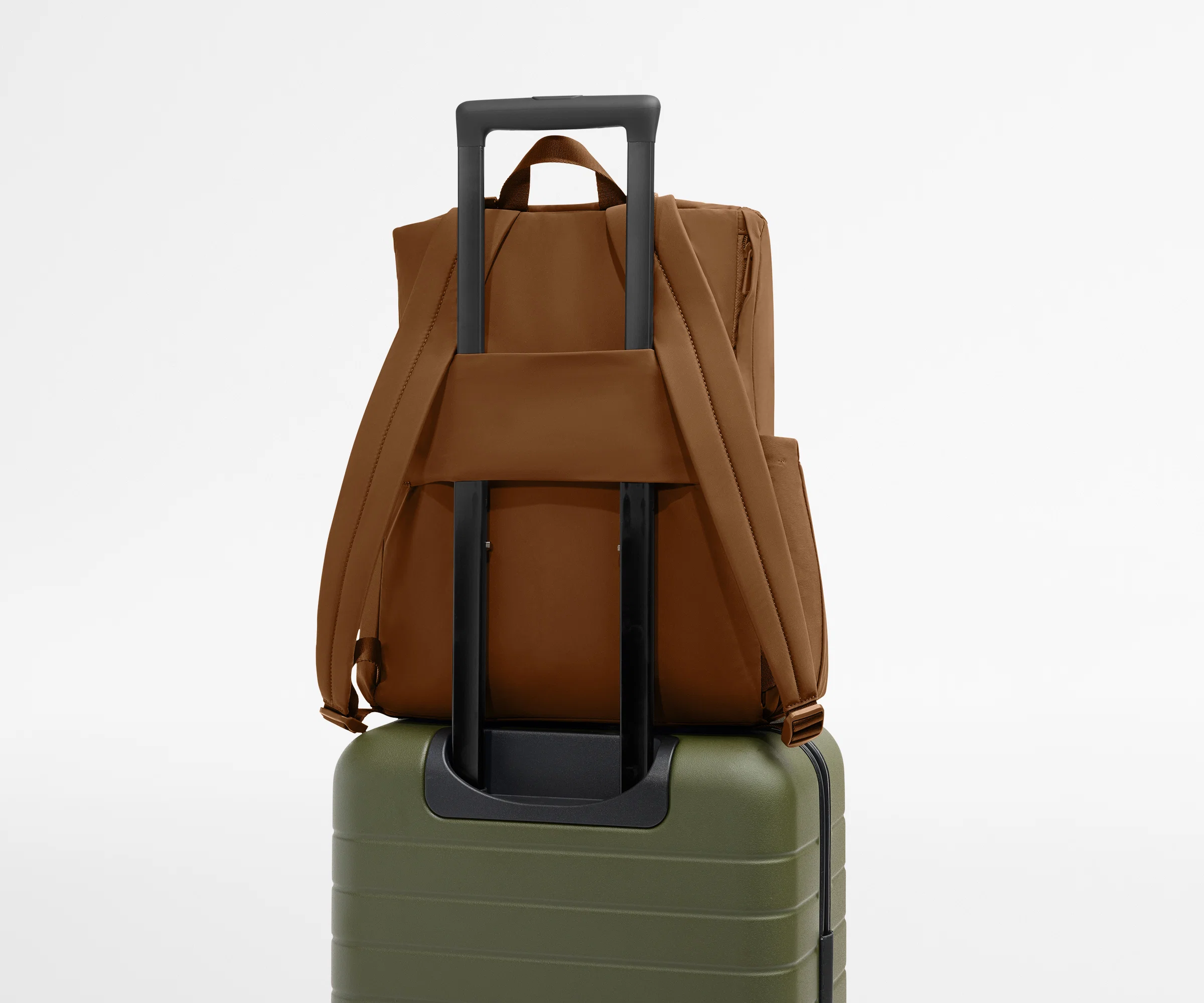 Featherlight Diaper Backpack in Amaro Brown - Image 9