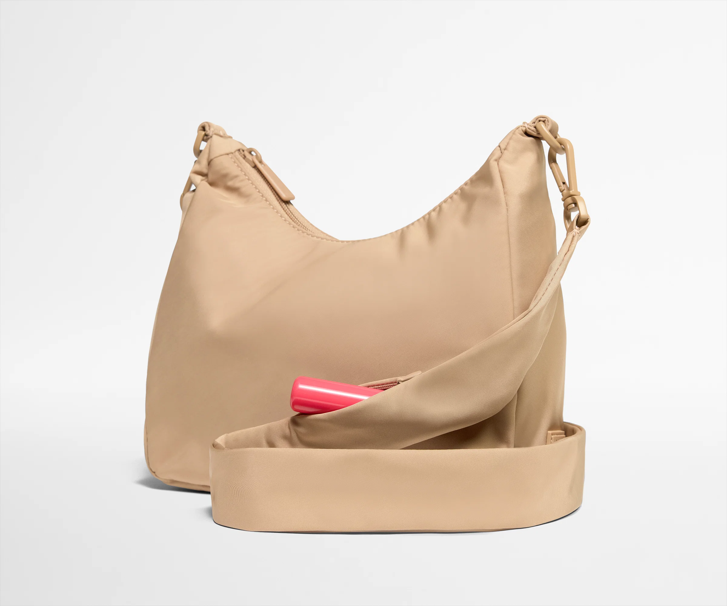 Featherlight Duo Crossbody in Camel Brown - Image 7