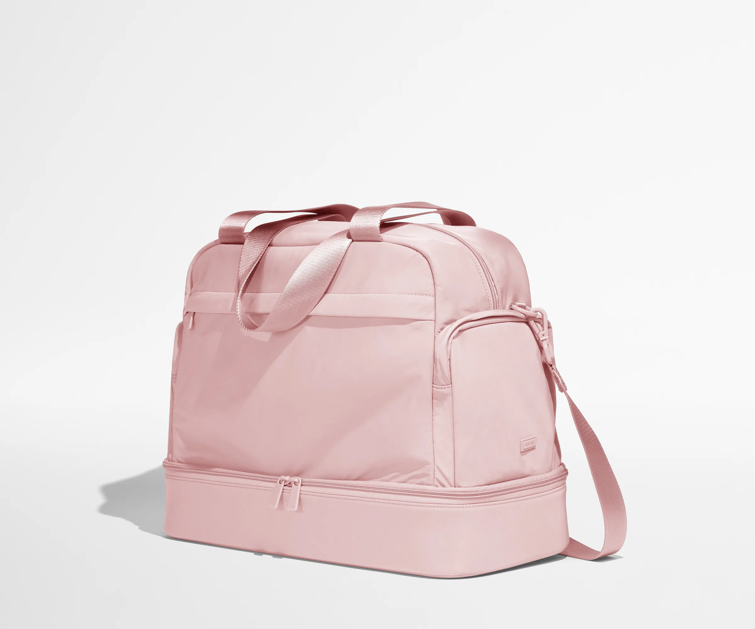 Featherlight Overnight Bag in Blush Pink - Image 2