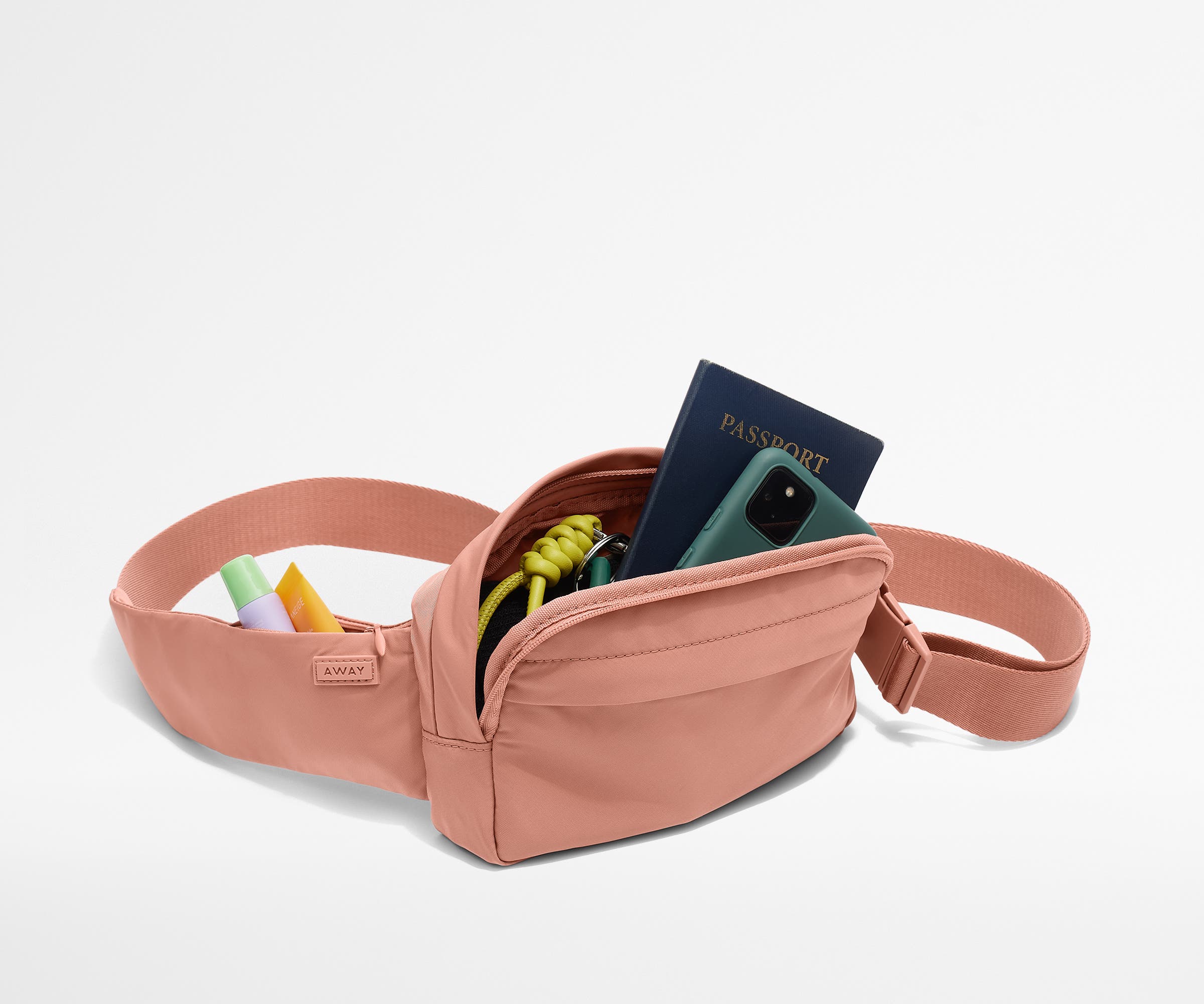 Featherlight Sling Bag in Clay Pink - Image 4