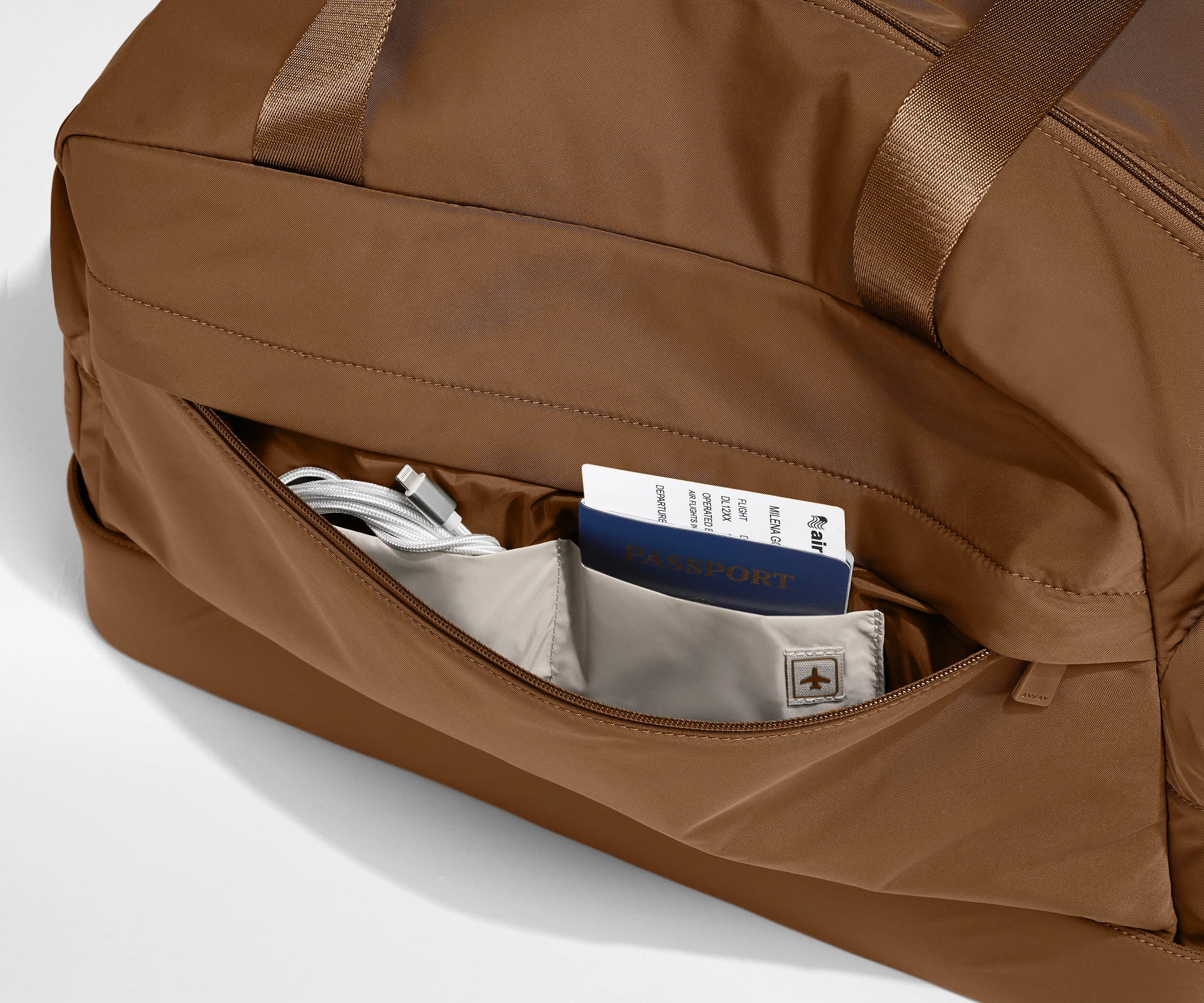 Featherlight Weekender in Amaro Brown - Image 5