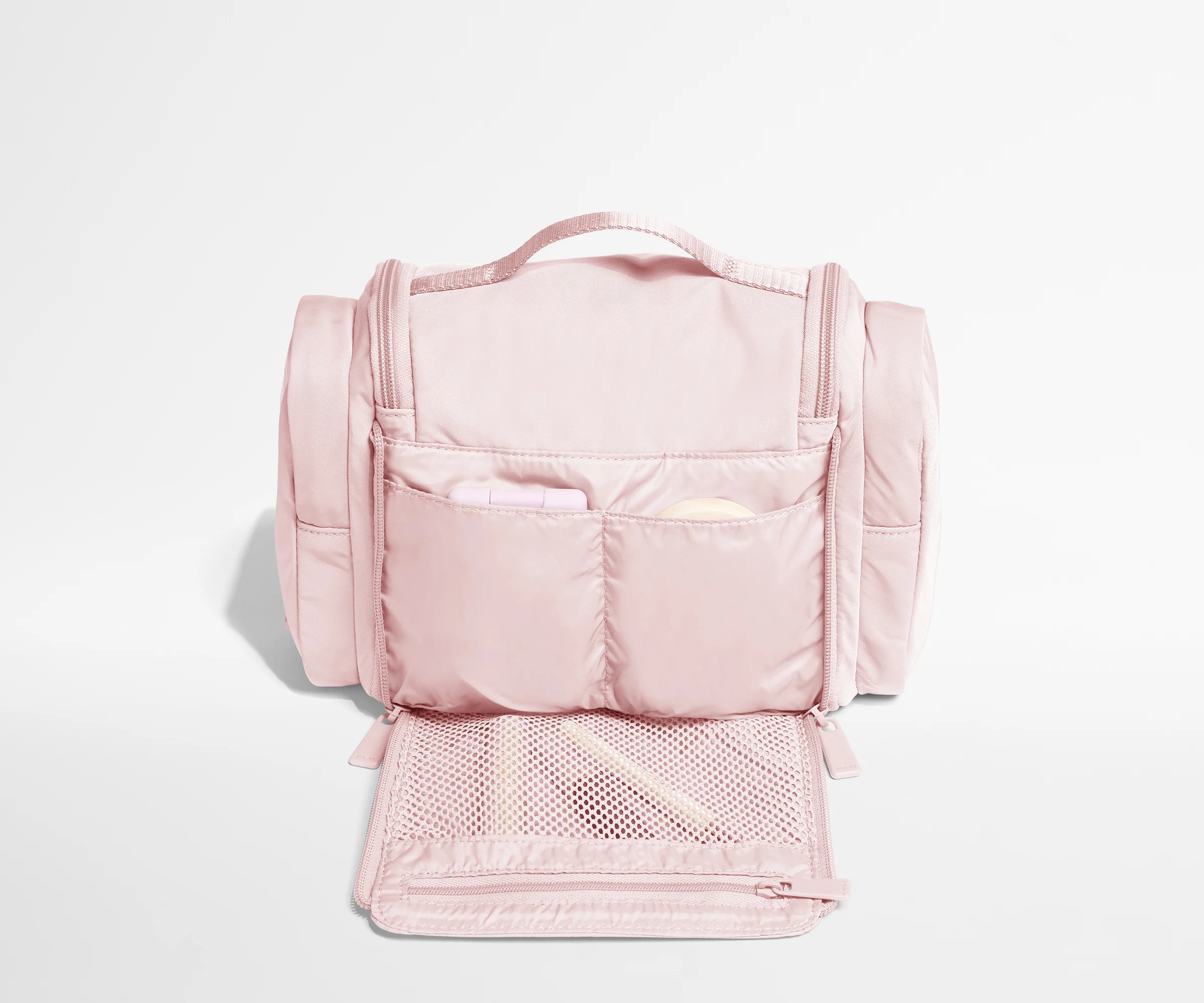 Featherlight Hanging Travel Vanity in Blush Pink - Image 5