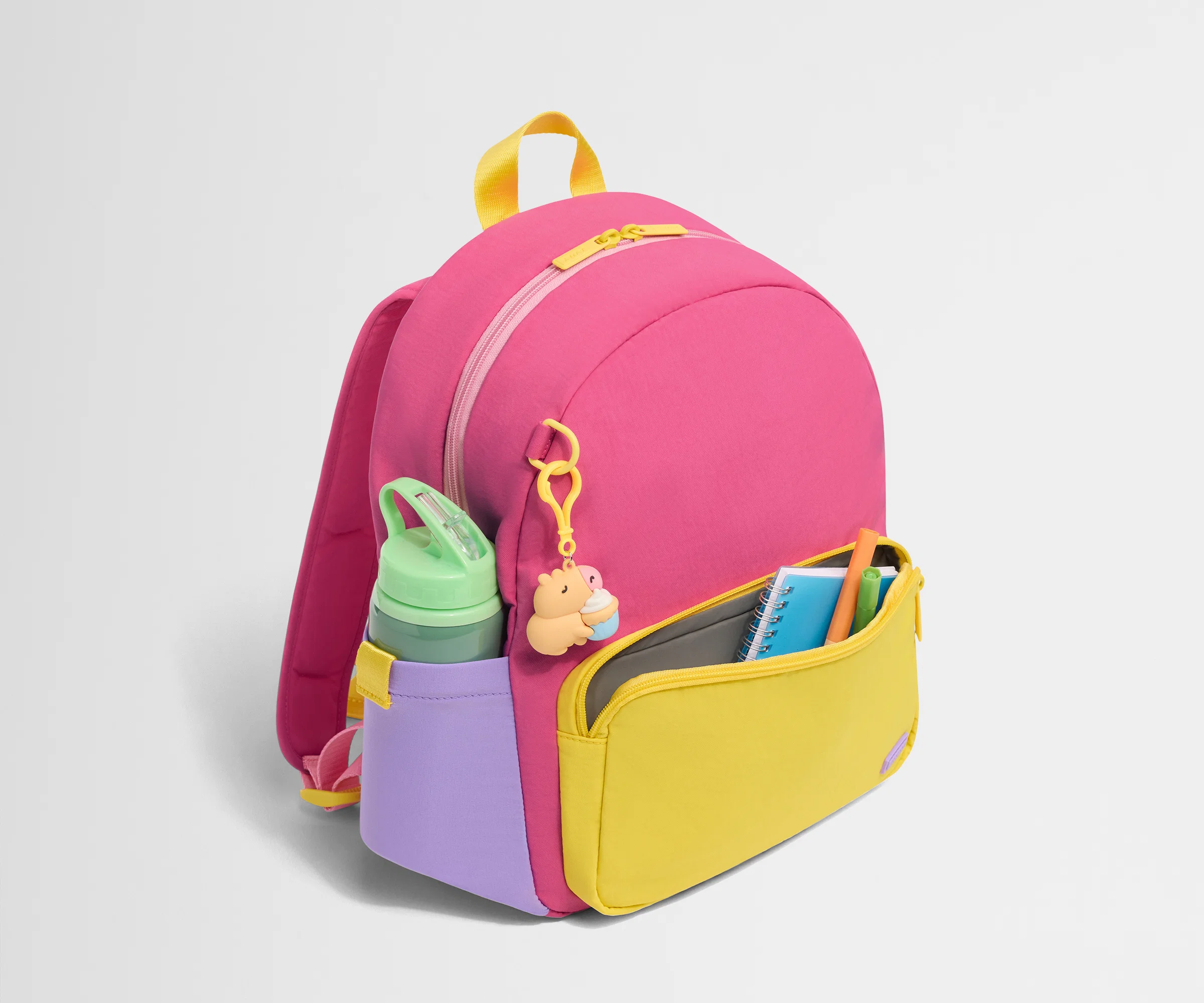 Kids Backpack in Cotton Candy Pink - Image 3