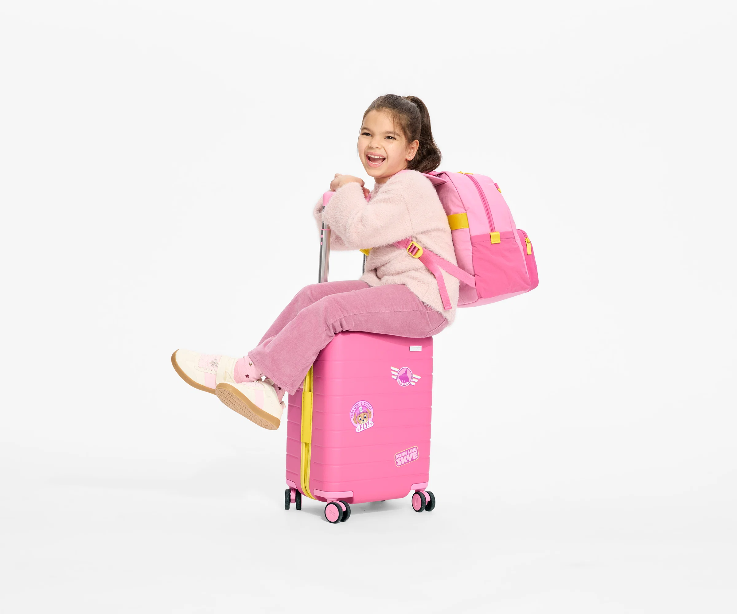 The Kids Carry-On in Skye Pilot Pink - Image 7