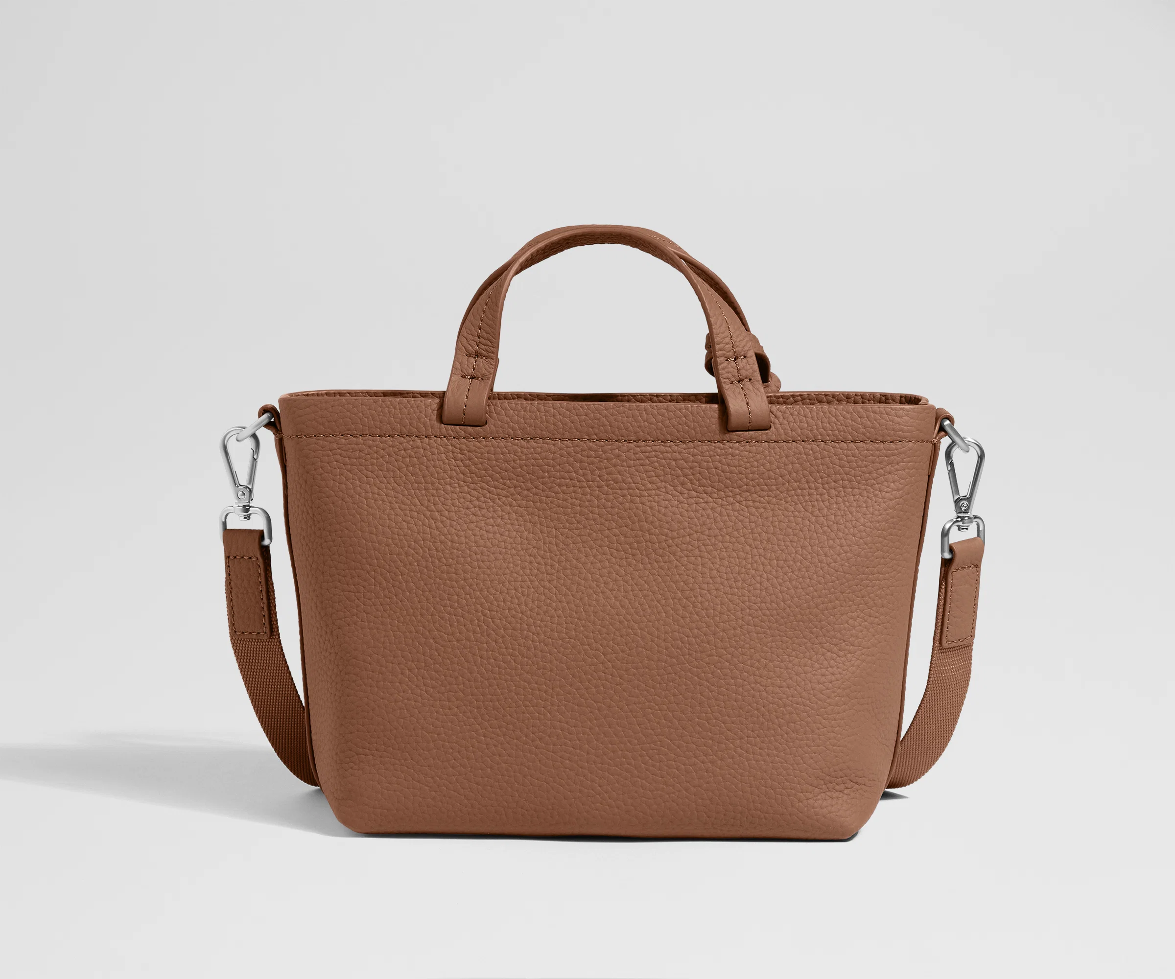 Leather Crossbody in Saddle Brown - Image 5