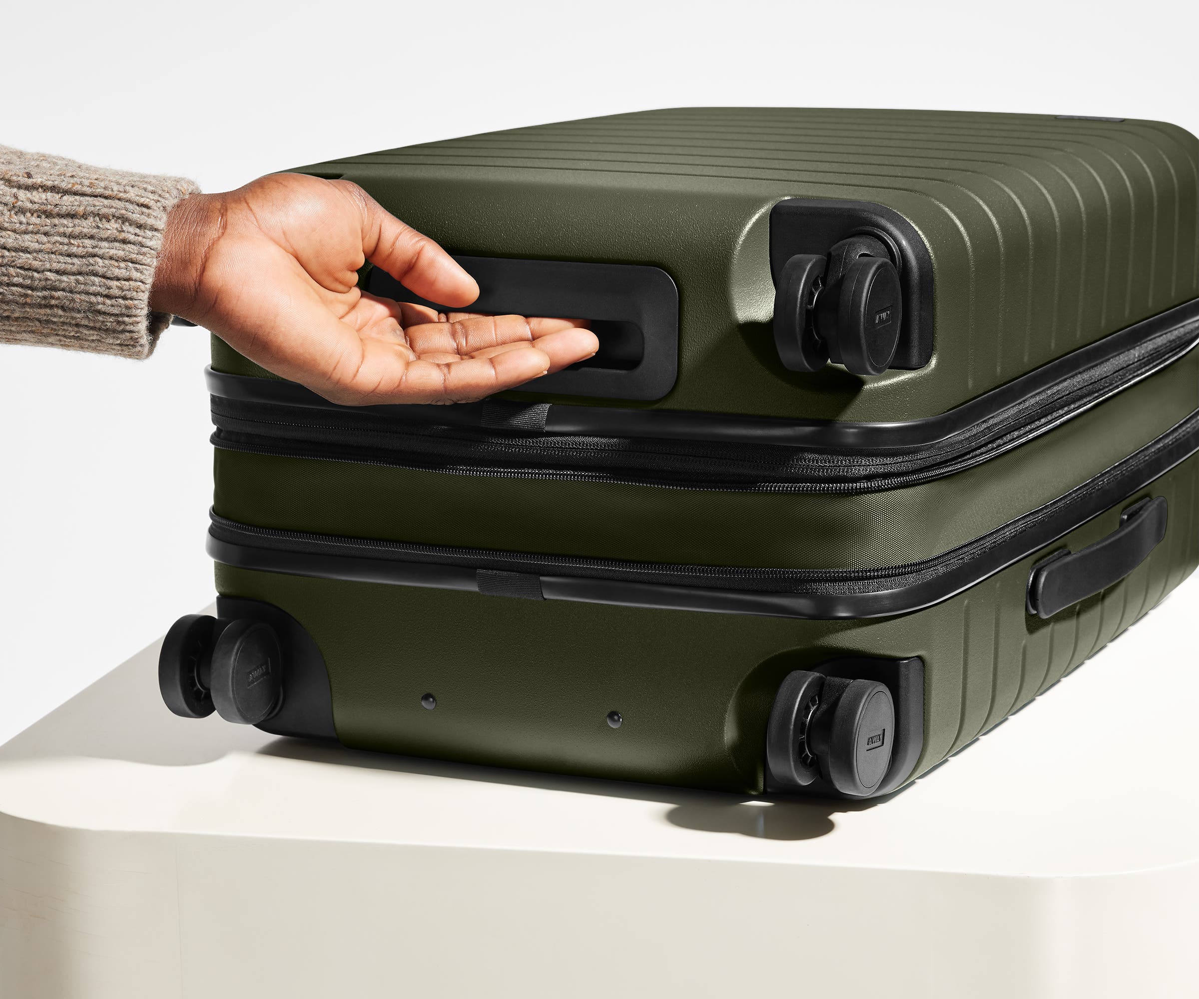 The Bigger Carry-On Flex in Olive Green - Image 7