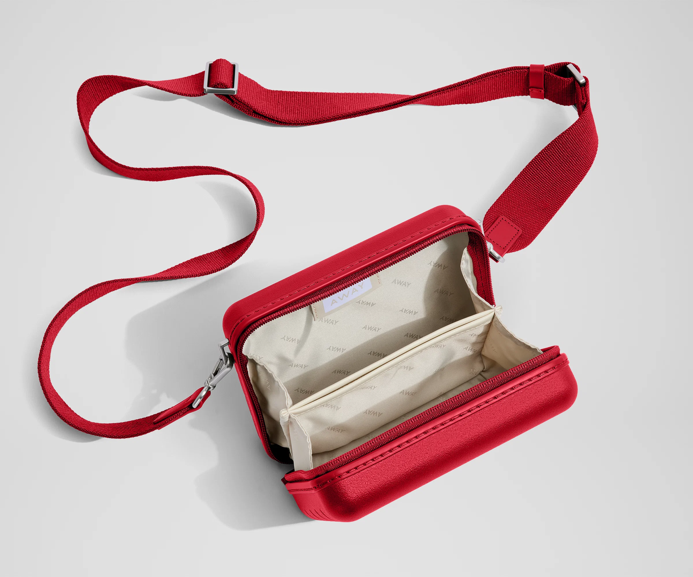 The Mini Crossbody in Cherry Red - Image 2