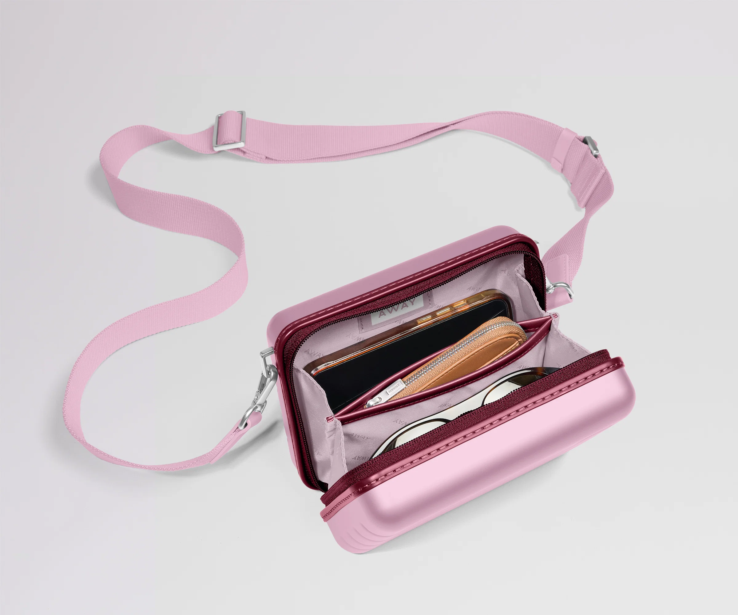 The Mini Crossbody in Glacial Pink - Image 2