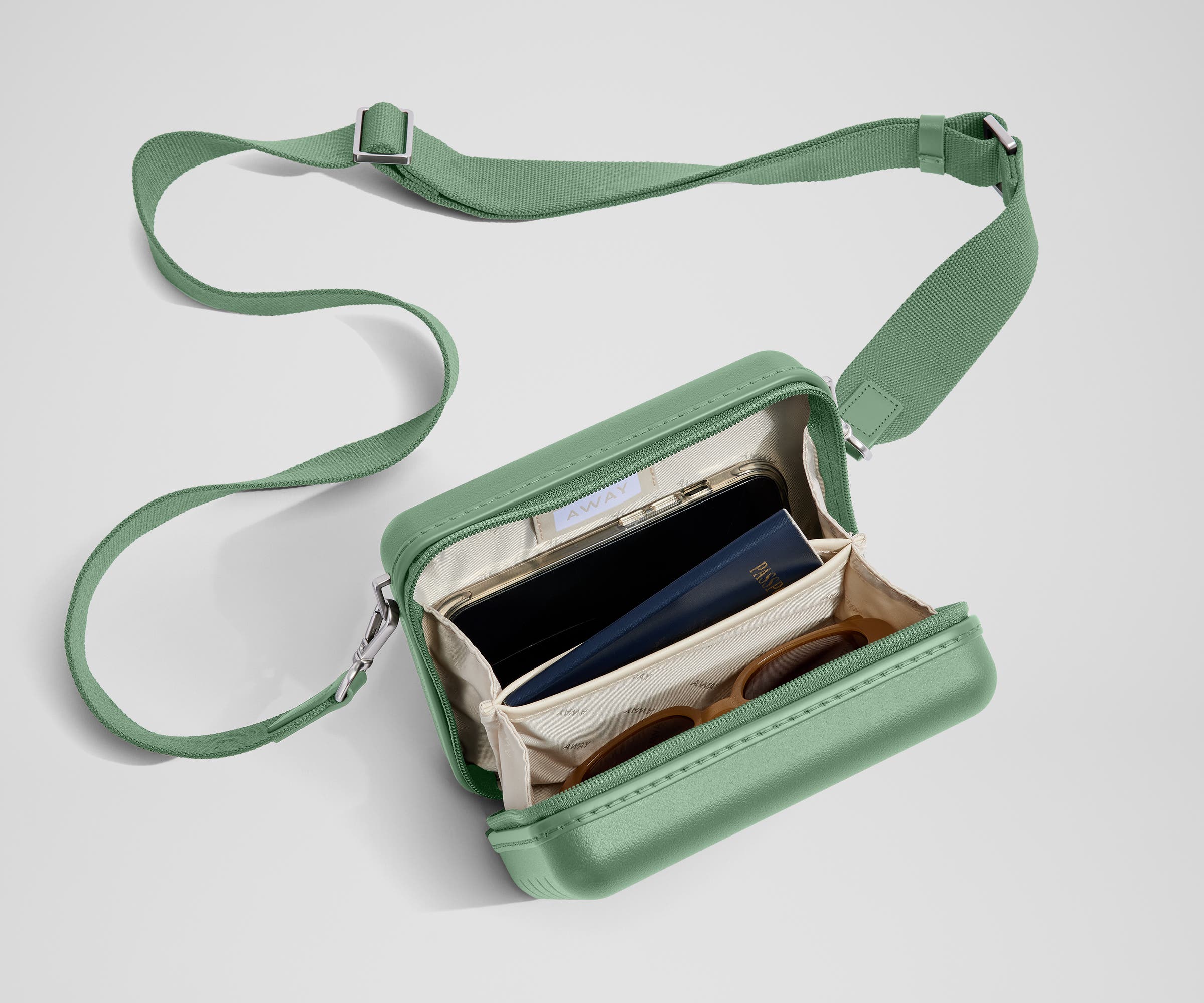 The Mini Crossbody in Sea Green - Image 4