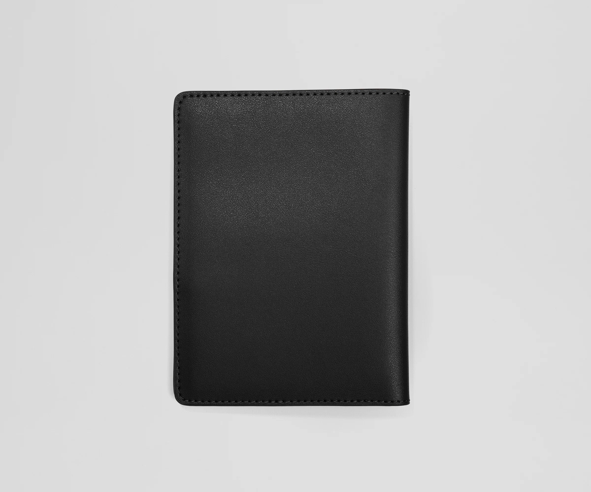 Passport Holder in Jet Black - Image 3