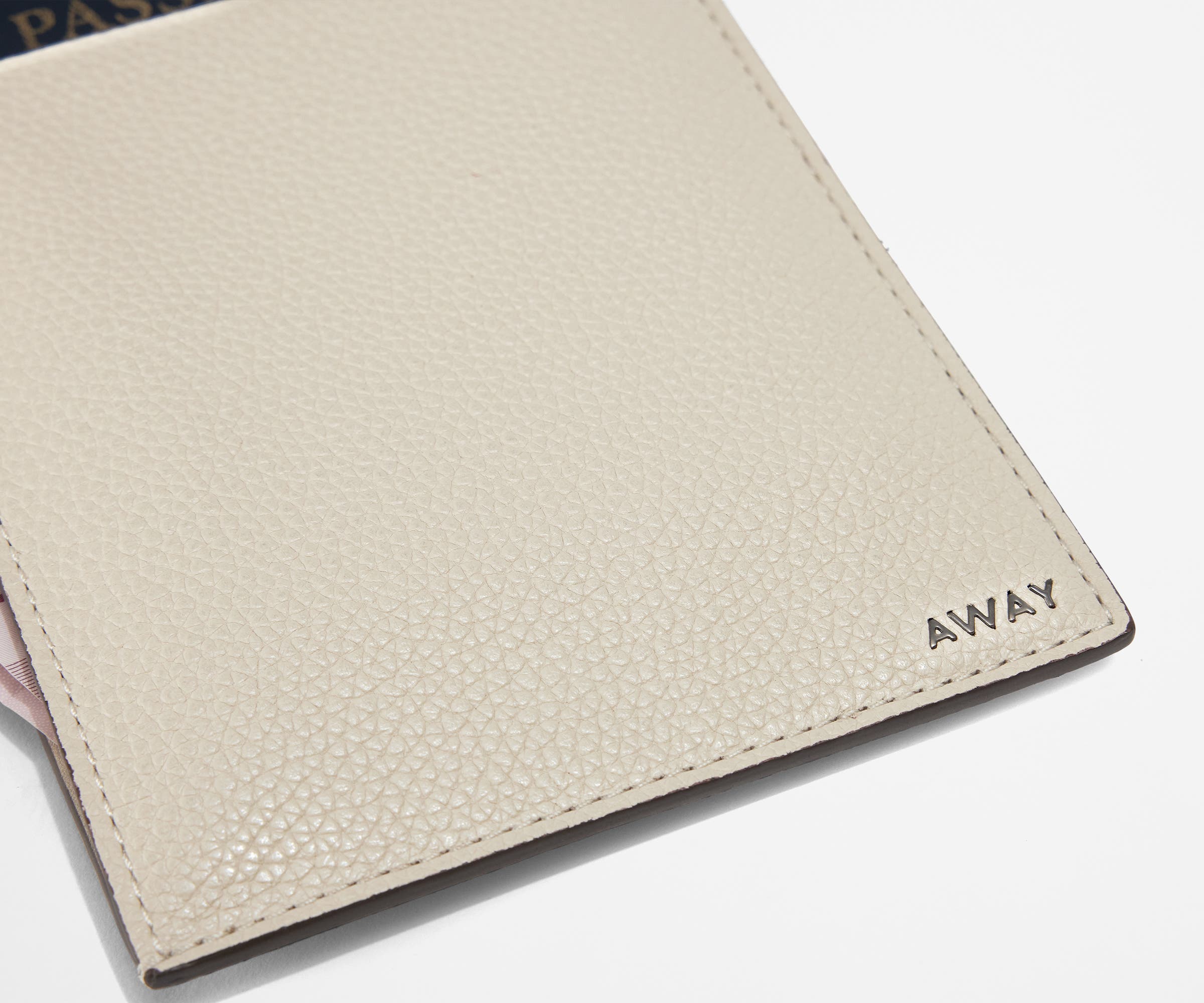 Passport Wallet in Cream White - Image 3