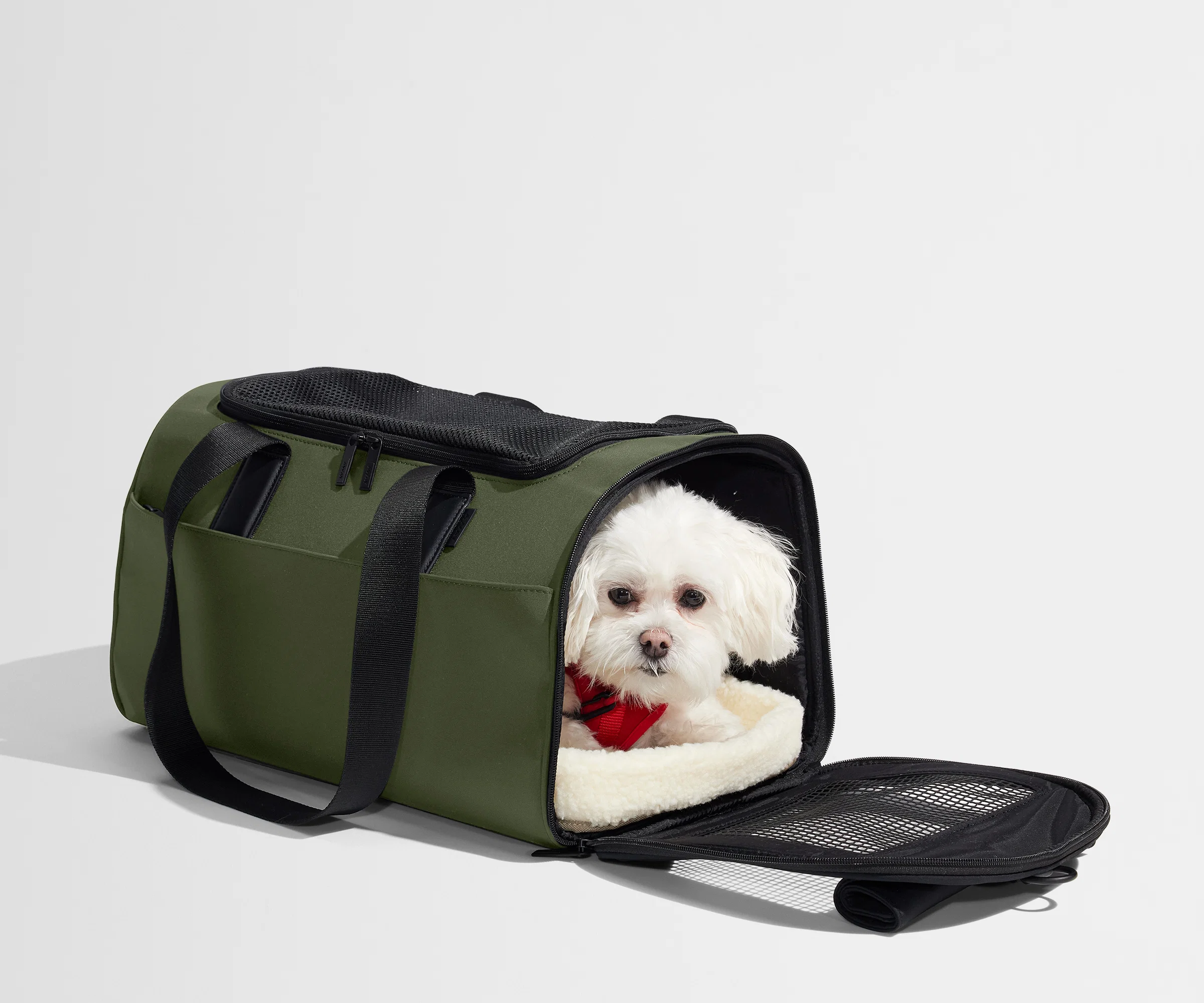 The Pet Carrier in Olive Green - Image 5