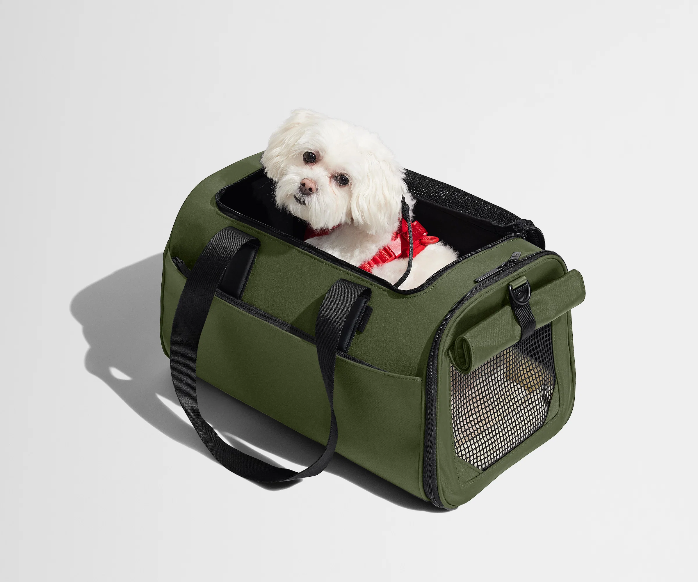 The Pet Carrier in Olive Green - Image 9
