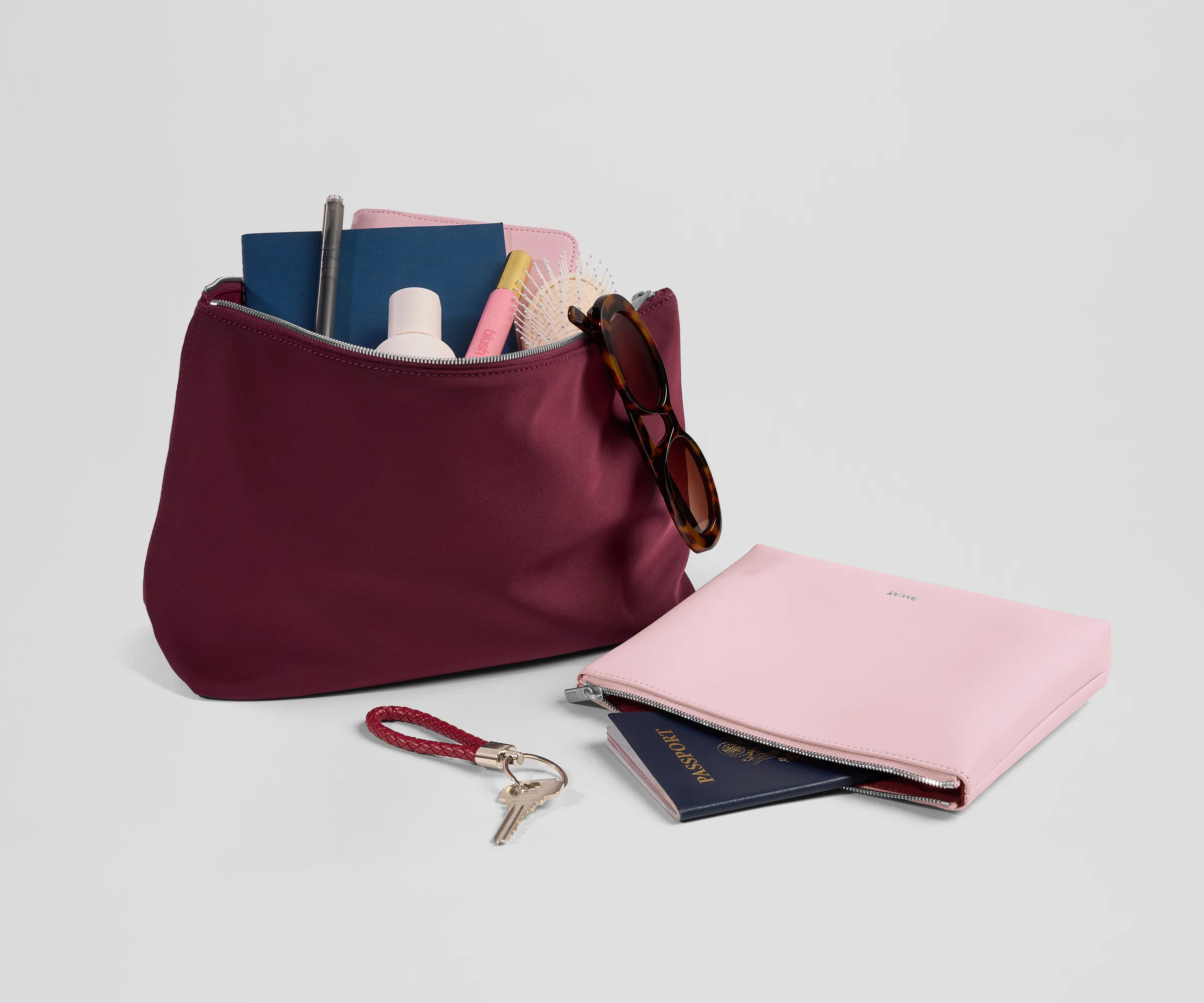 Pouch Duo in Glacial Pink - Image 2