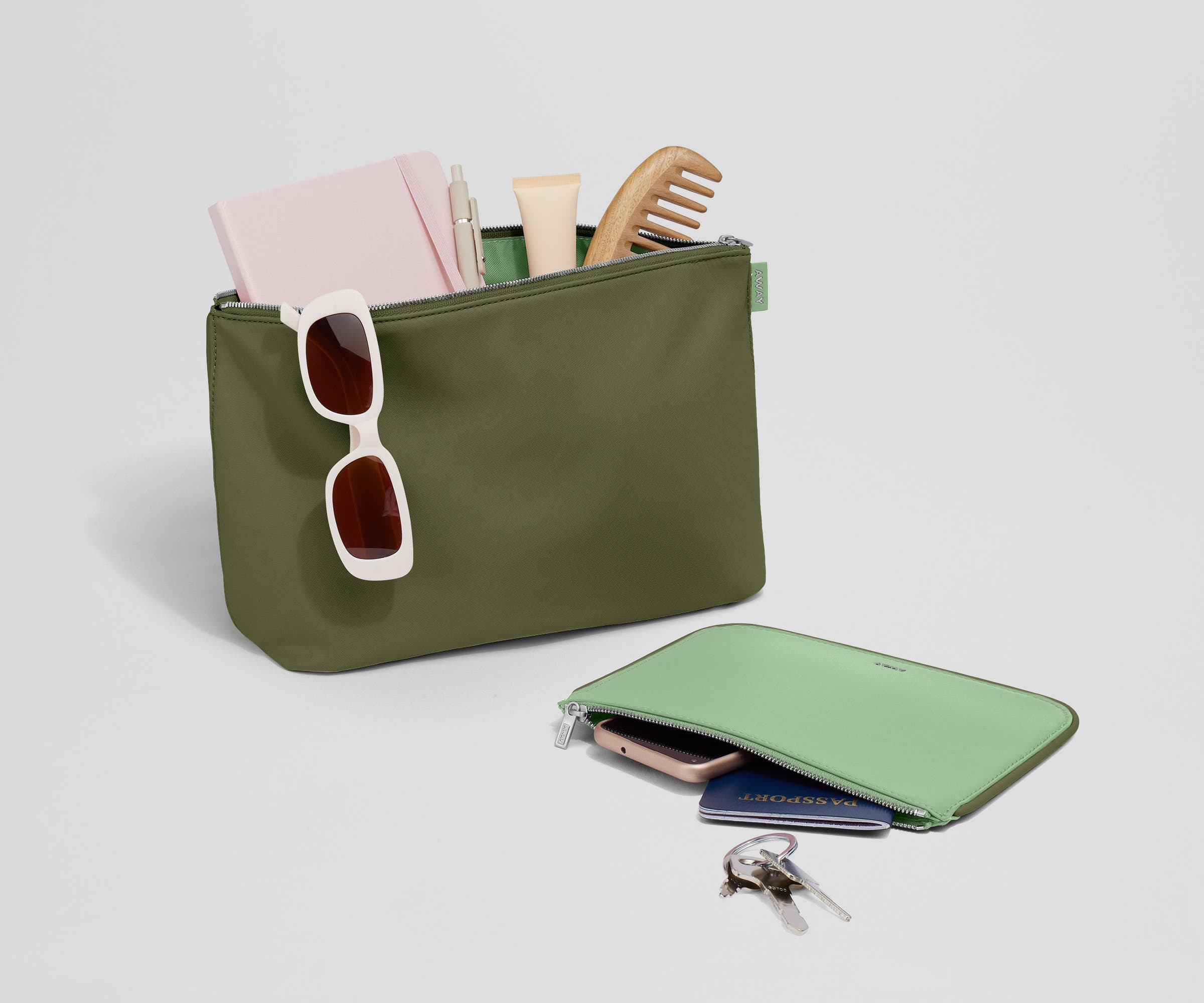 Pouch Duo in Sea Green - Image 2