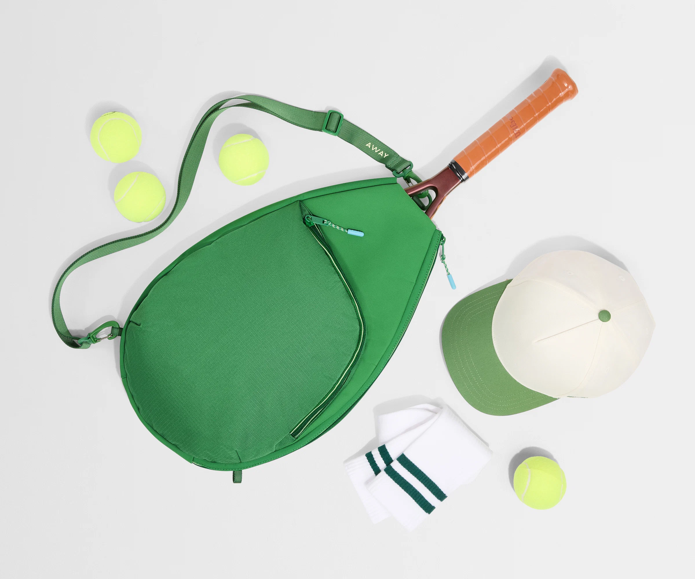 Racket Bag in Clubhouse Green - Image 8