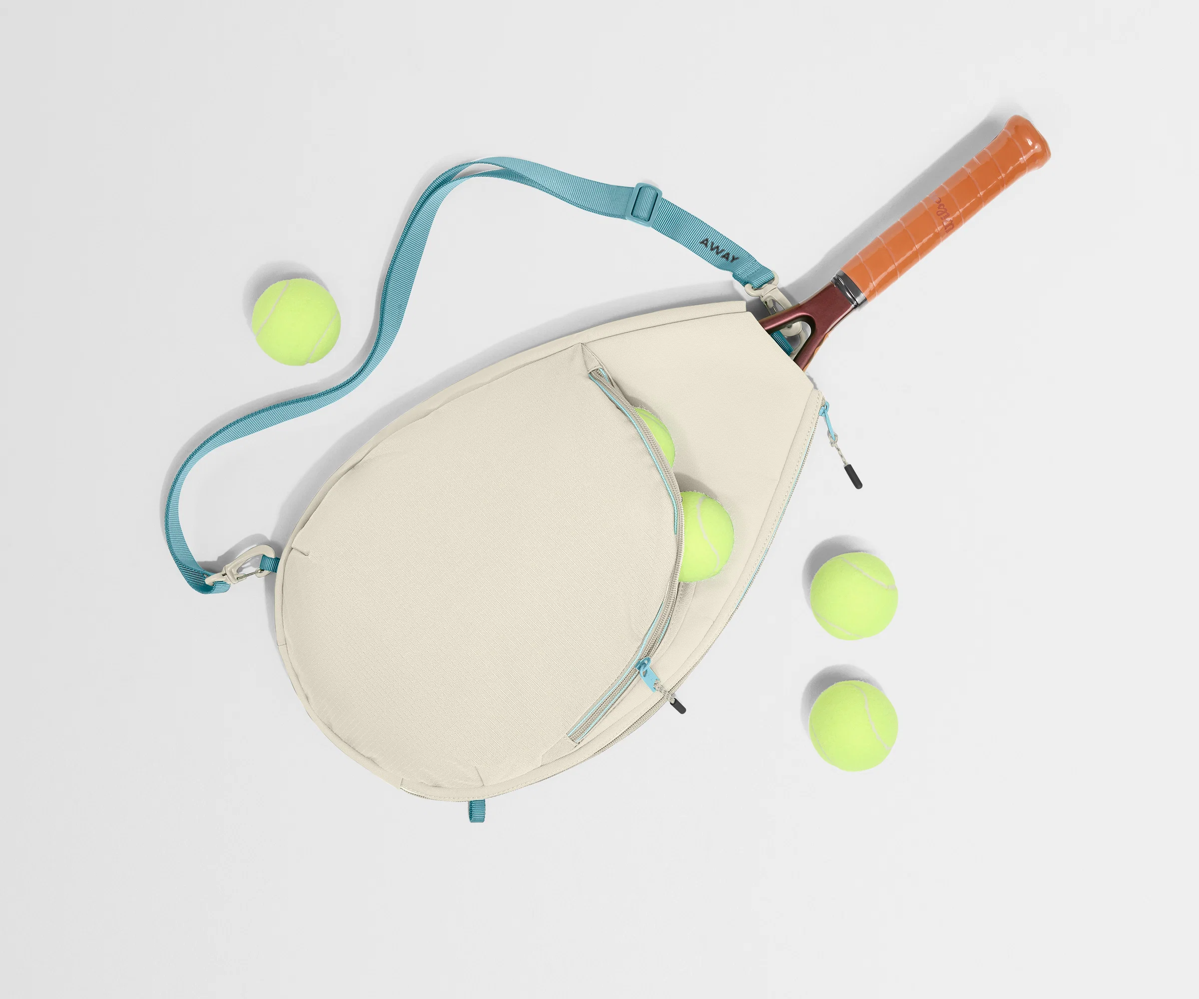 Racket Bag in Salt White - Image 3