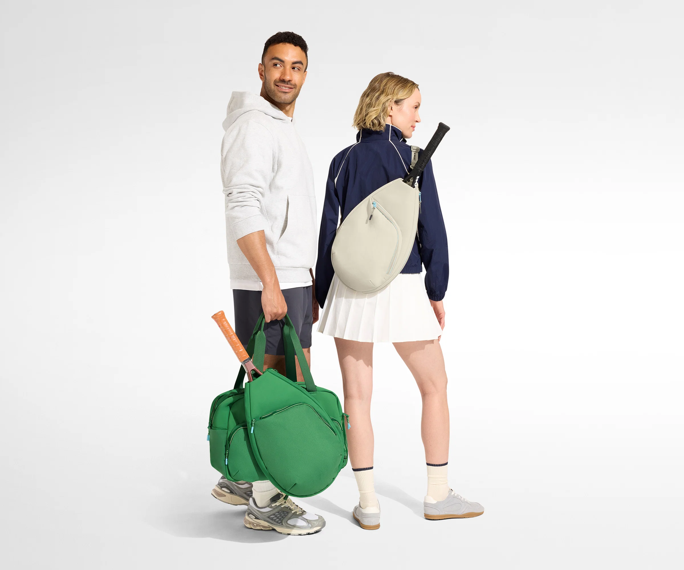 Racket Bag in Salt White - Image 9