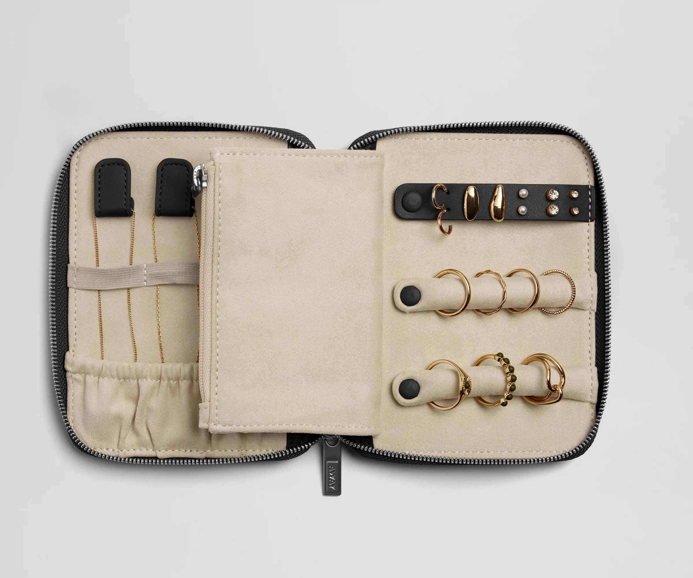 Slim Jewelry Organizer in Jet Black - Image 3