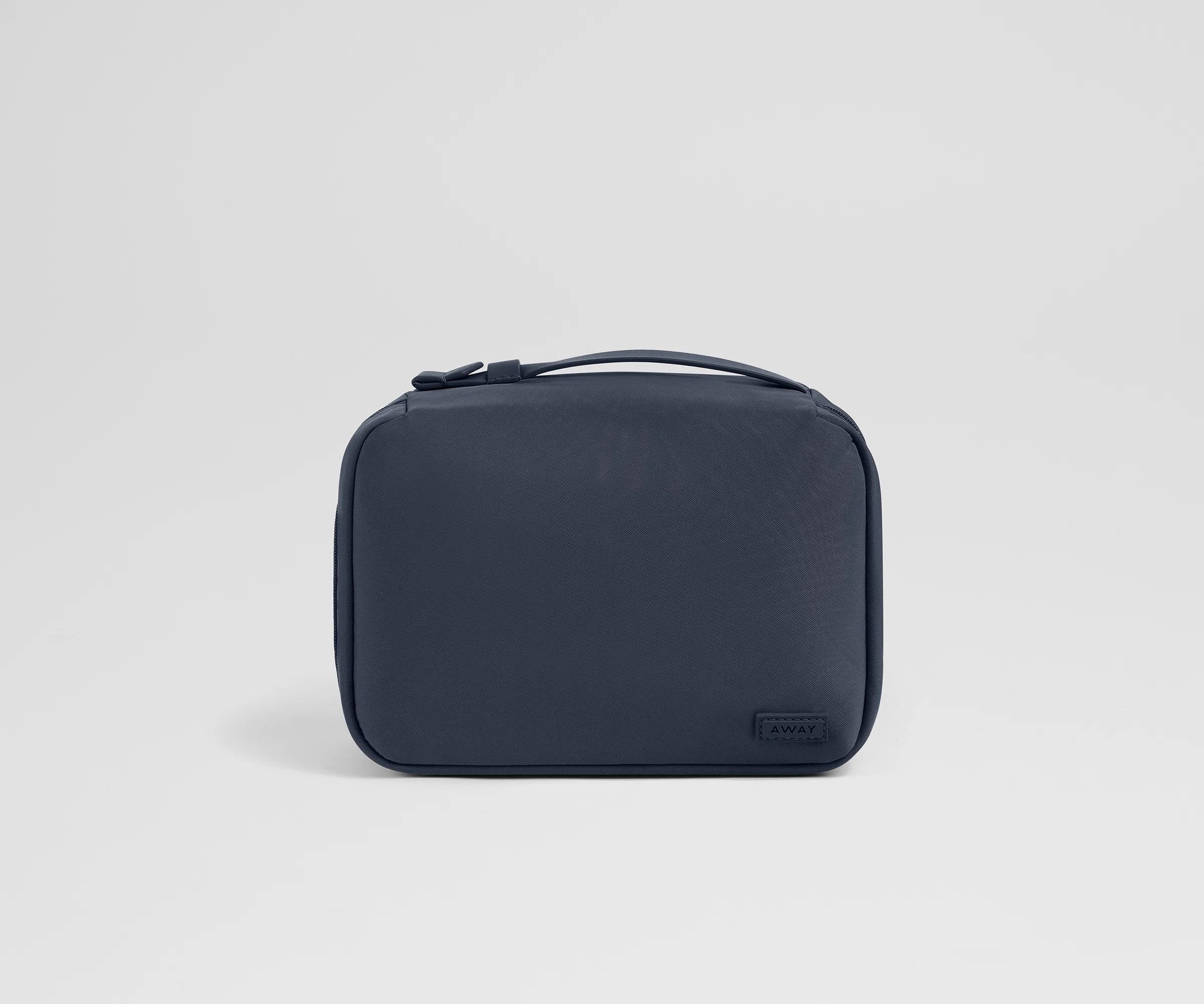 Small Toiletry Bag in Navy Blue - Image 2