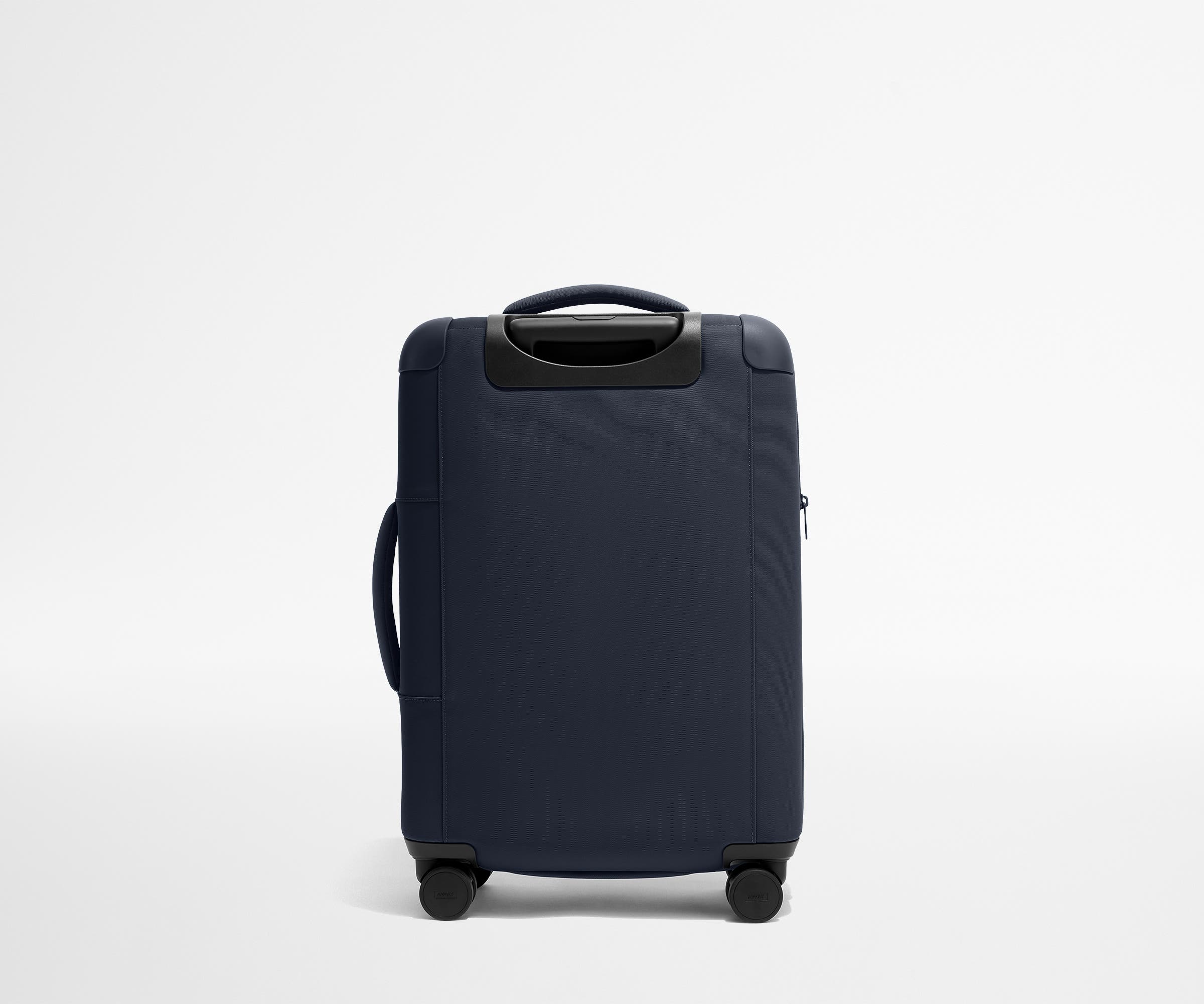 Softside Bigger Carry-On in Navy Blue - Image 10