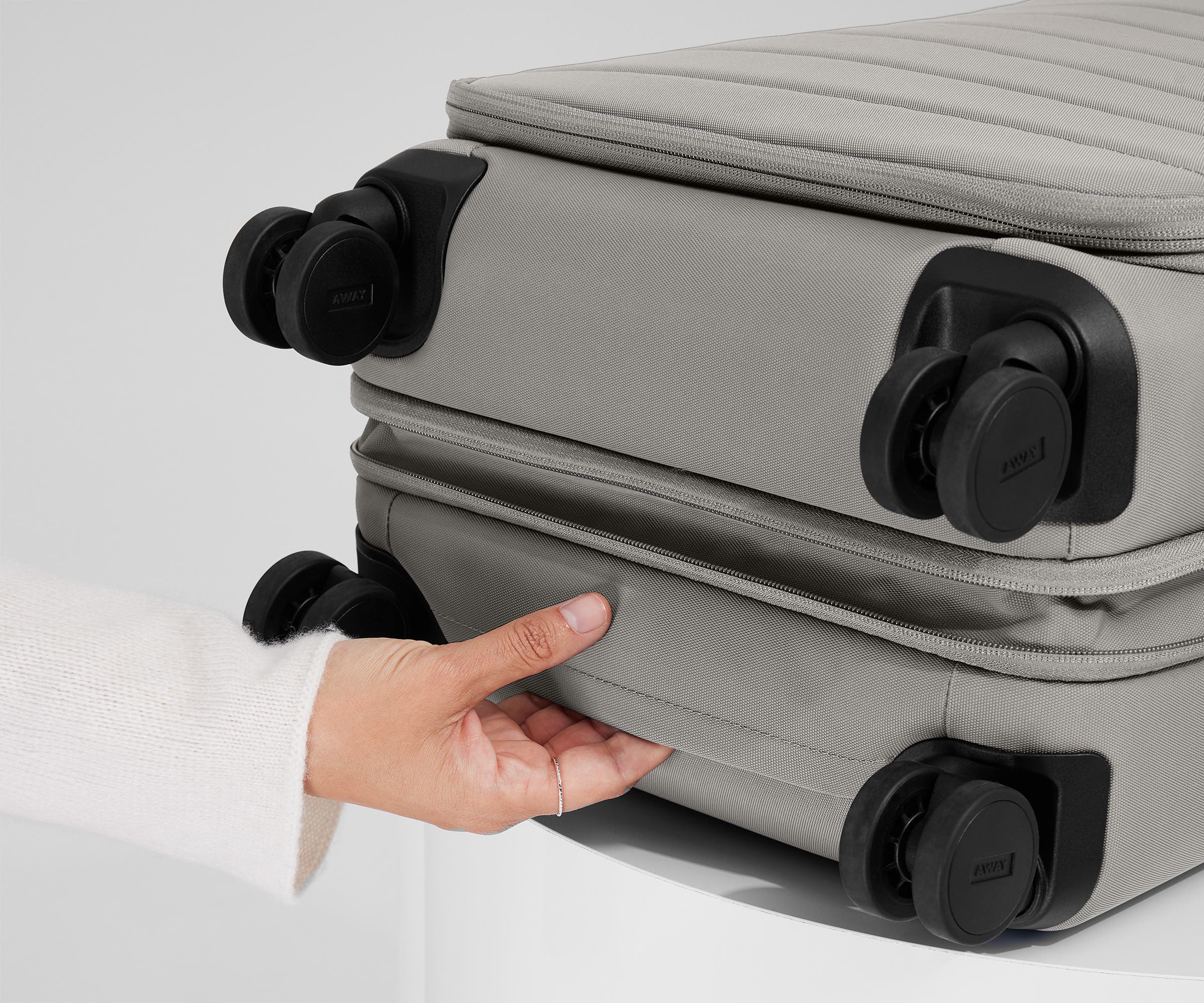 Softside Carry-On in Cloud Gray - Image 9