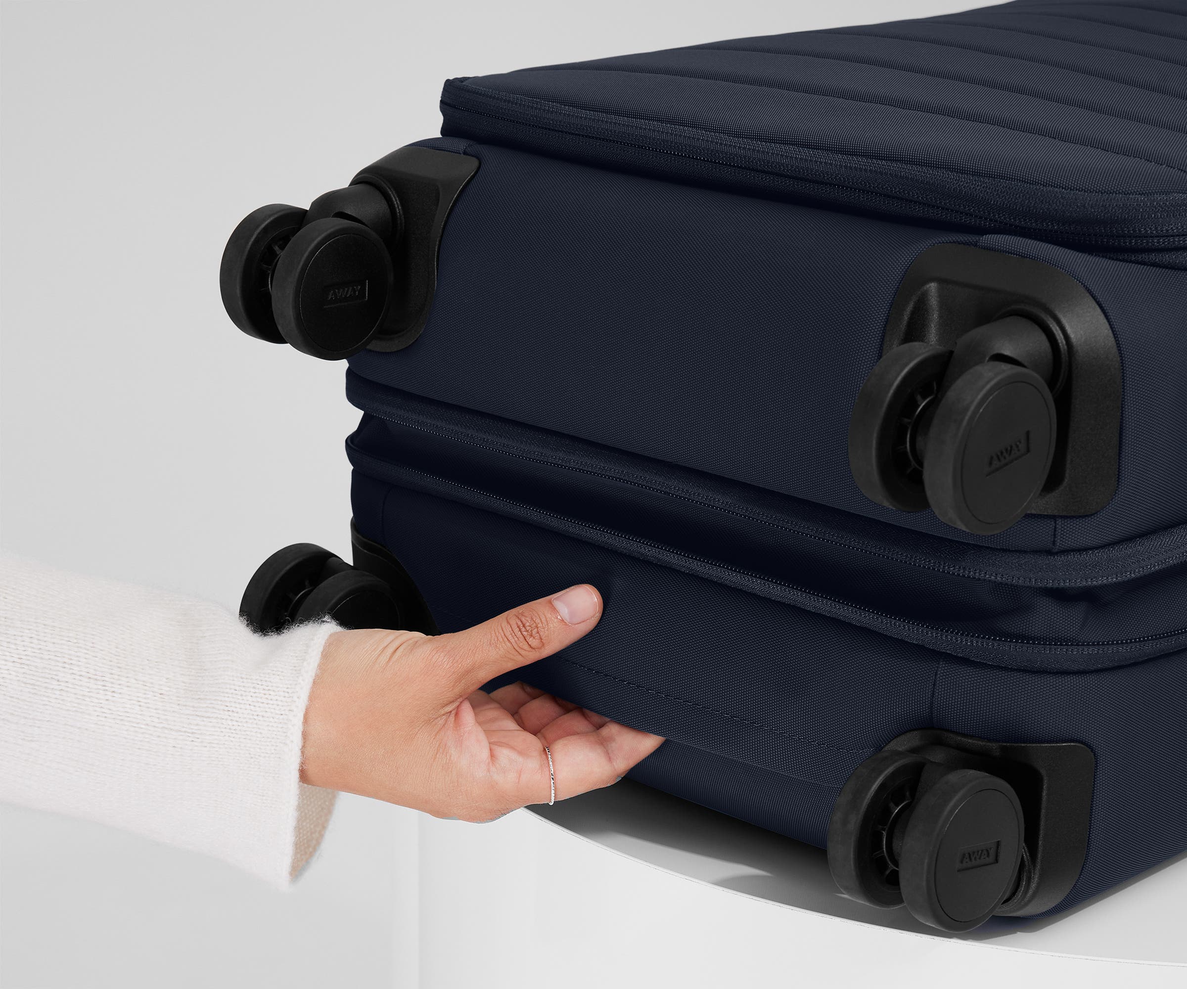 Softside Carry-On in Navy Blue - Image 9