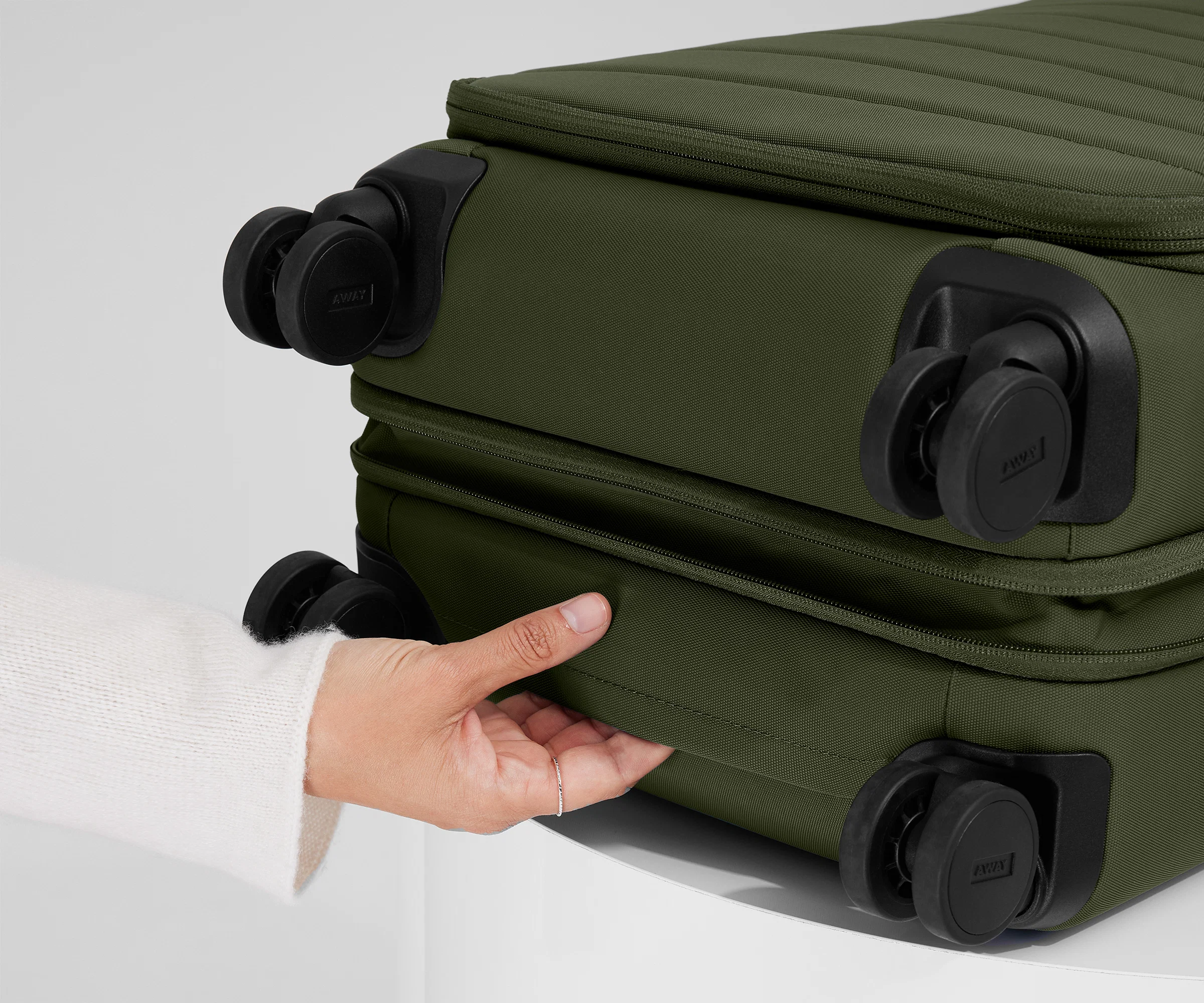 Softside Carry-On in Olive Green - Image 4